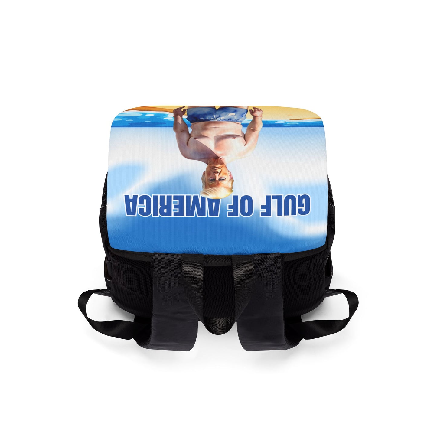 Quirky Beach Shoulder Backpack - Gulf of America Design