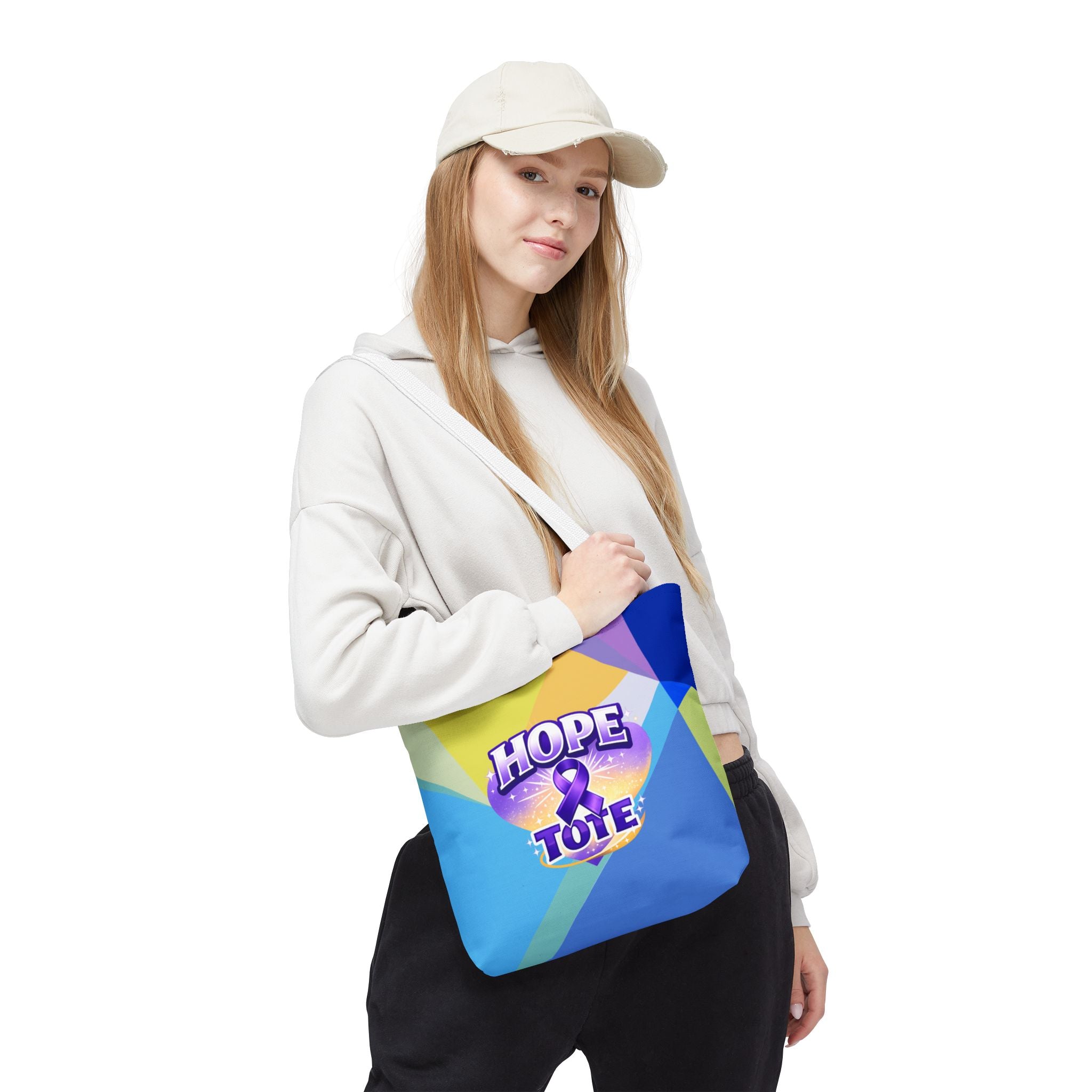 Hope Tote Epilepsy Awareness Ribbon Tote Bag