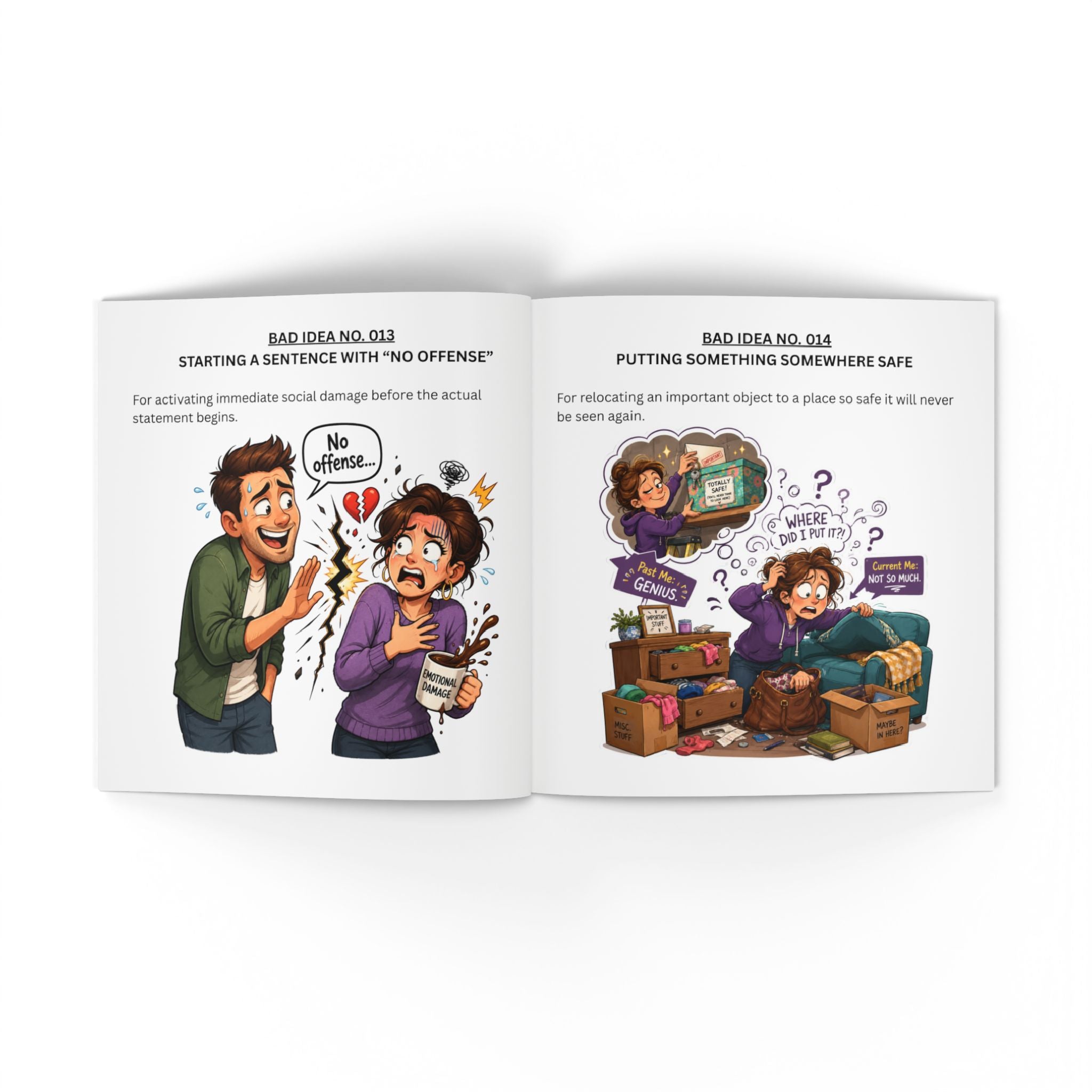 Bureau of Bad Ideas: Funny Faux-Government Softcover Book