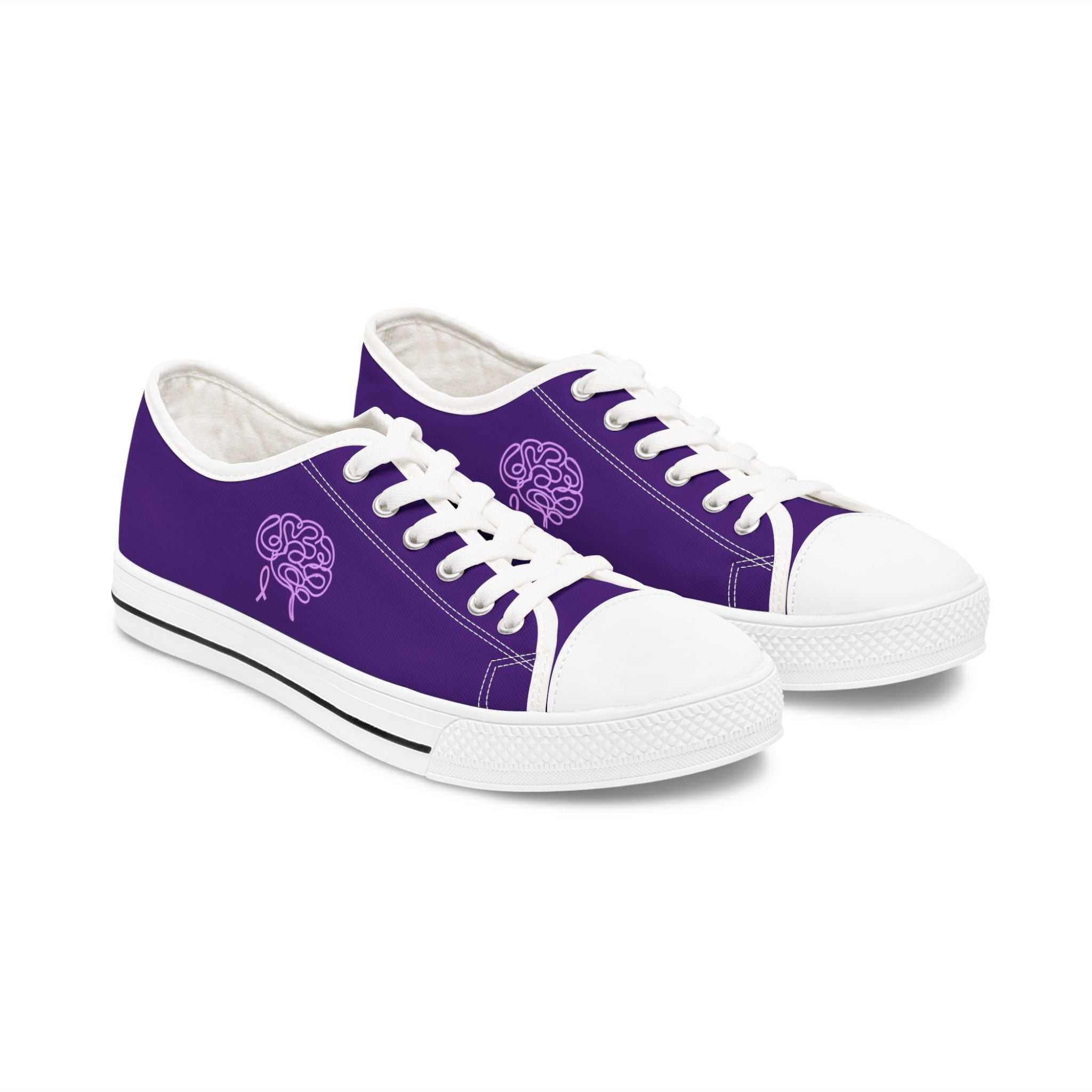Handled, Actually – Epilepsy Awareness Low-Top Sneakers for Women