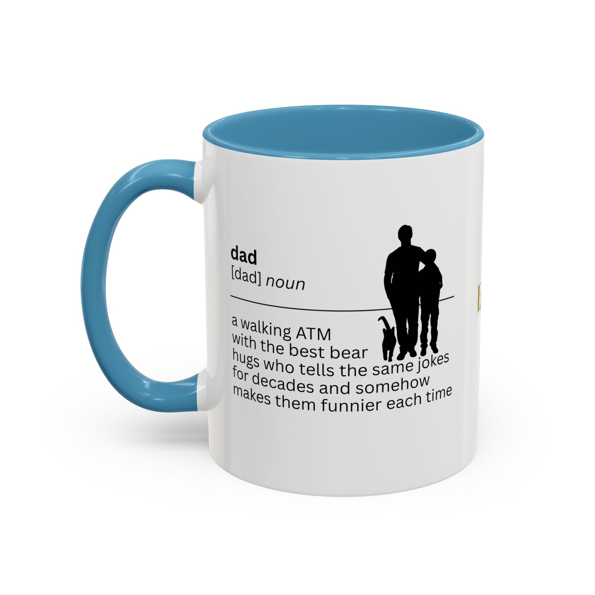 Dad ATM Accent Coffee Mug - Perfect Gift for Dads