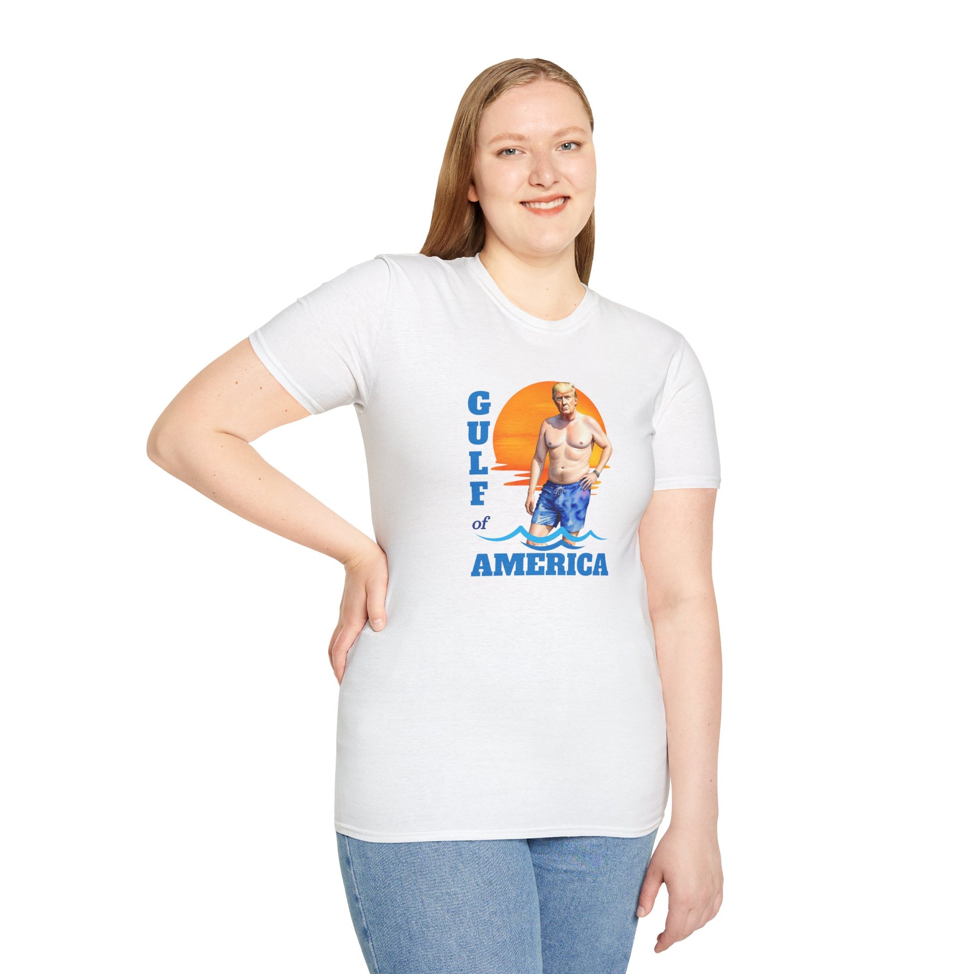Trump's American Gulf Vintage T-Shirt - Unisex Softstyle Beachwear