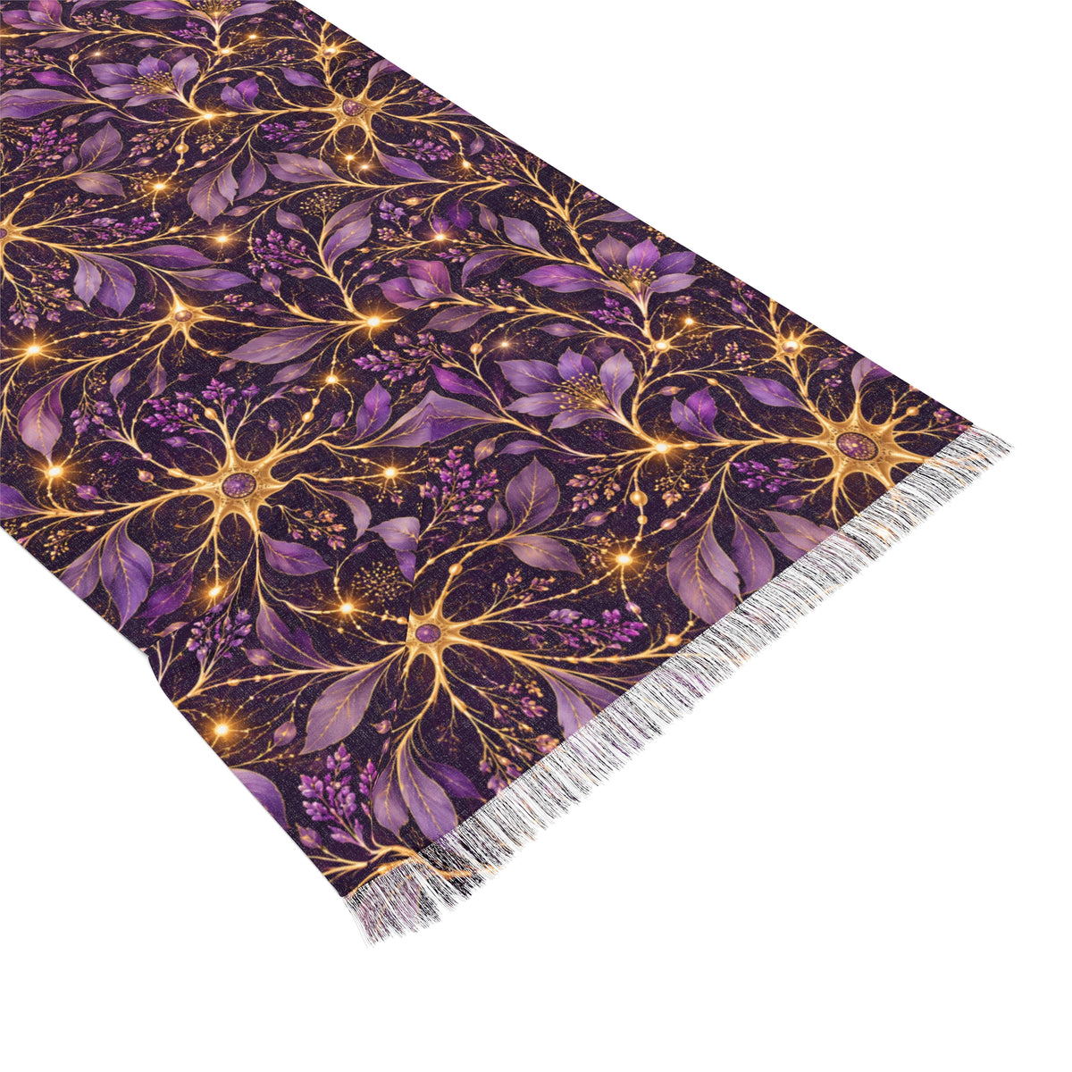 Beautifully Miswired | Purple & Gold Epilepsy Awareness Scarf