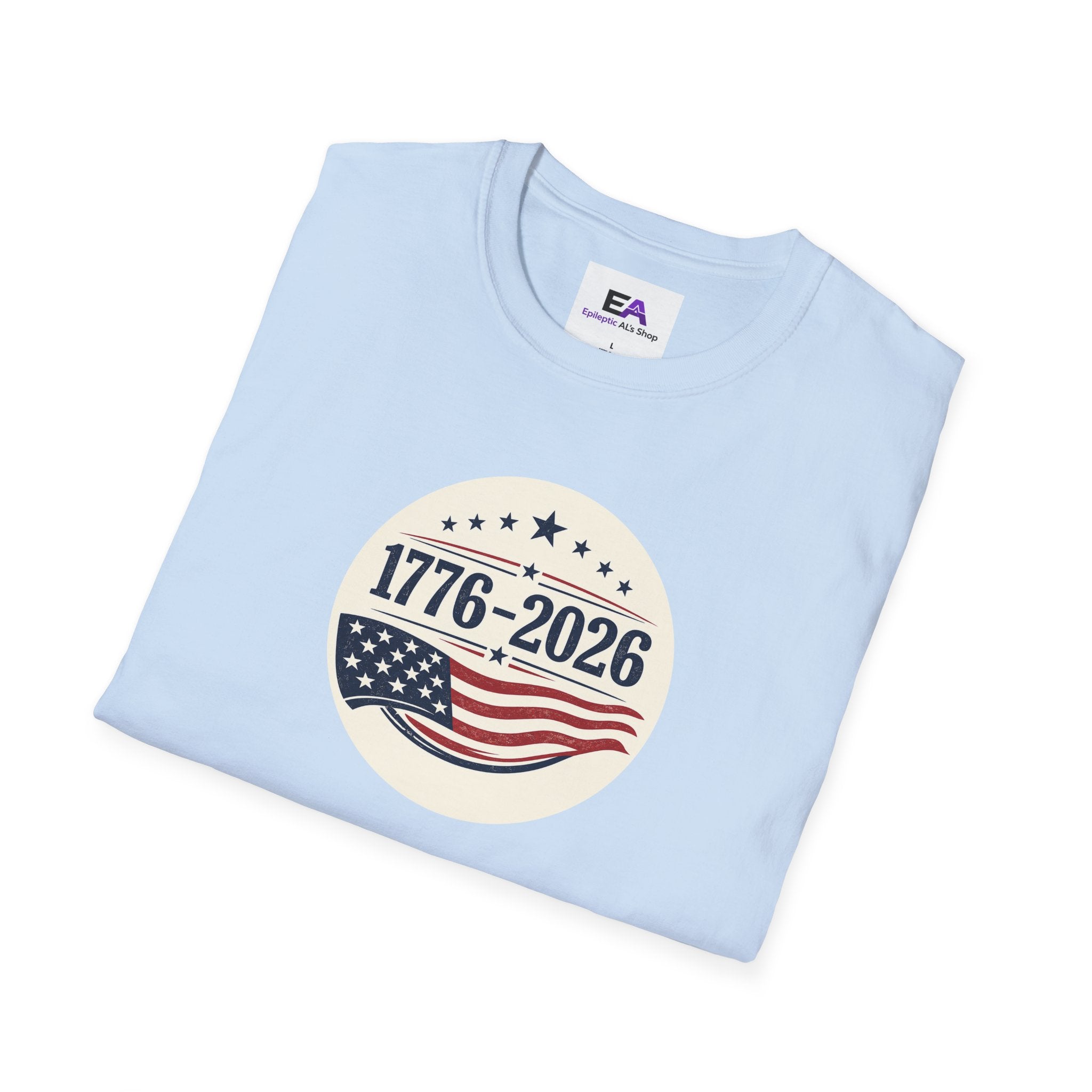 1776–2026 Patriotic T-Shirt | Vintage Americana USA Anniversary Tee