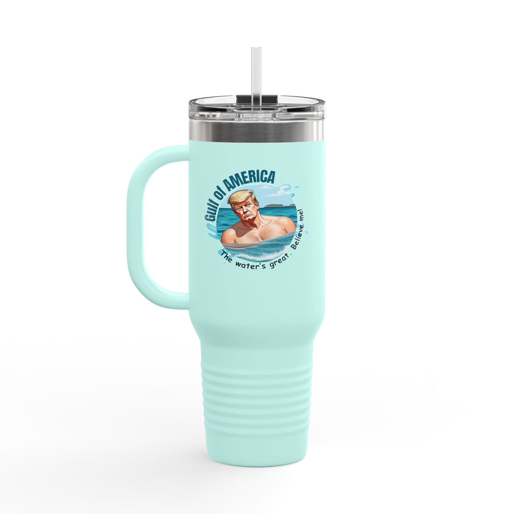 Insulated Travel Mug - American Gulf Design for Adventure Seekers