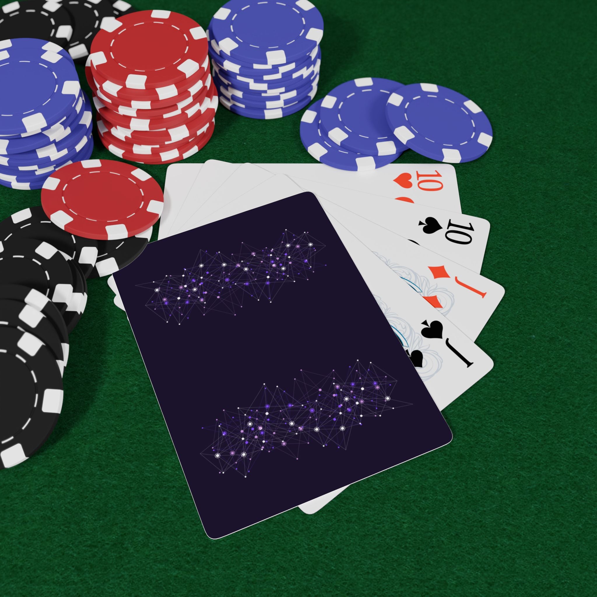 Neuro Network Epilepsy Awareness Playing Cards – Purple Connection Poker Deck