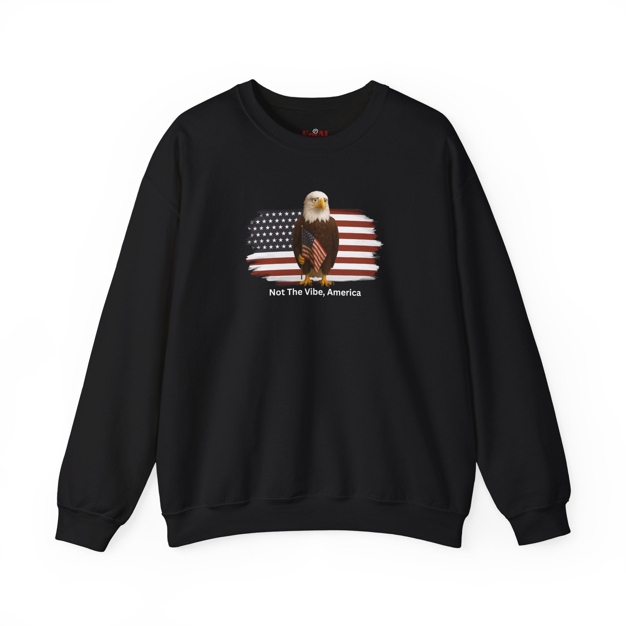 Not the Vibe, America – Political Parody Crewneck Sweatshirt