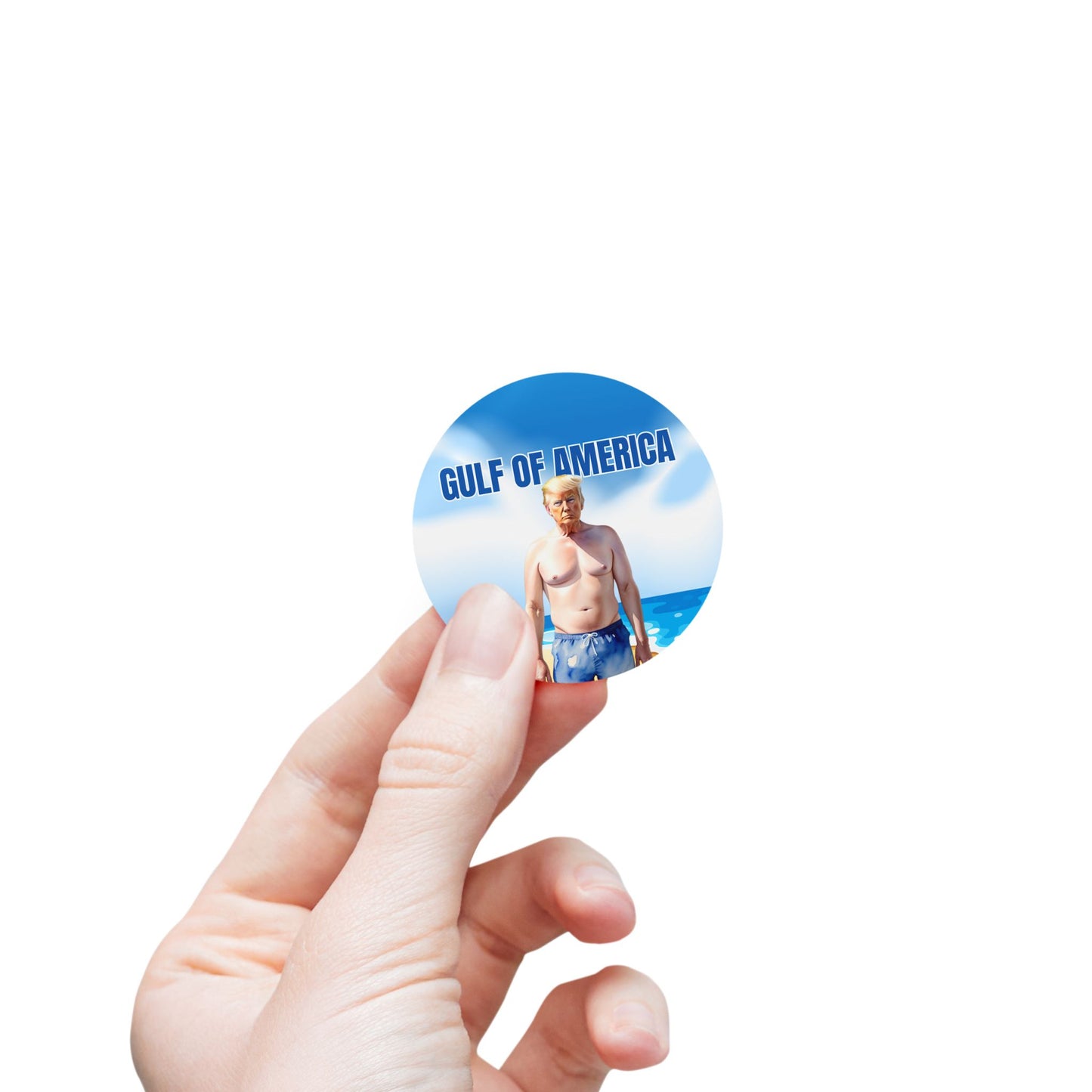Fun Gulf of America Sticker Roll - Beach Summer Vibe Labels