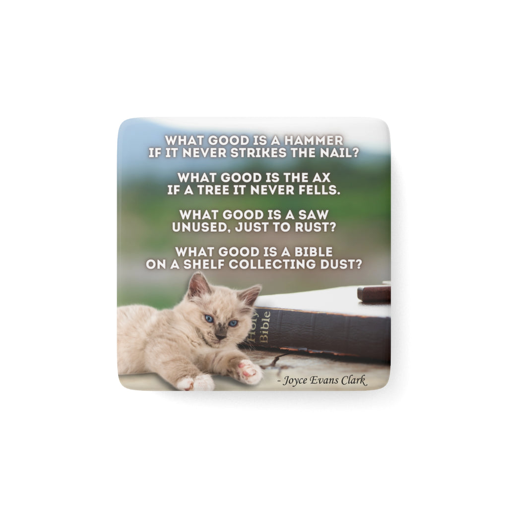 Dusty Bible Magnet, Square