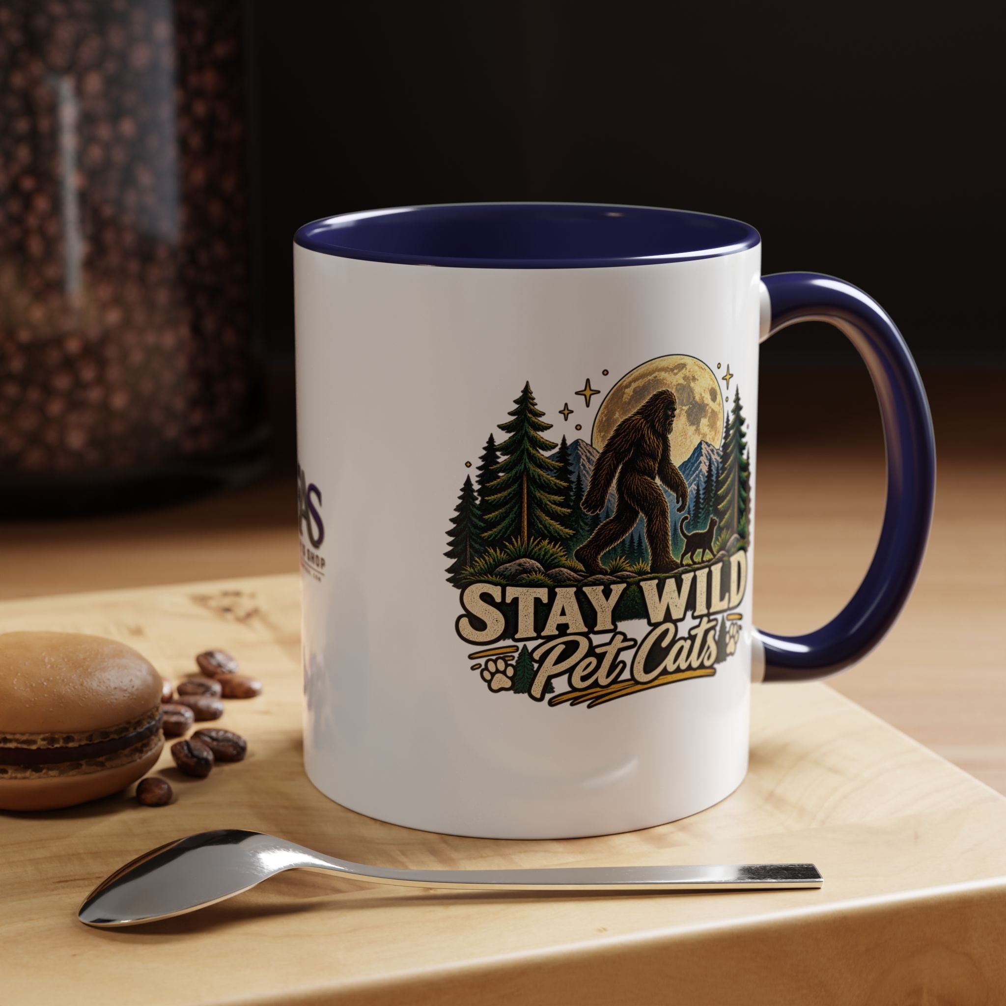 Stay Wild Pet Cats Sasquatch Accent Mug