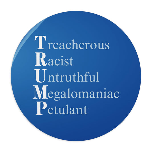 Anti-Trump Acronym Round Mouse Pad Printify