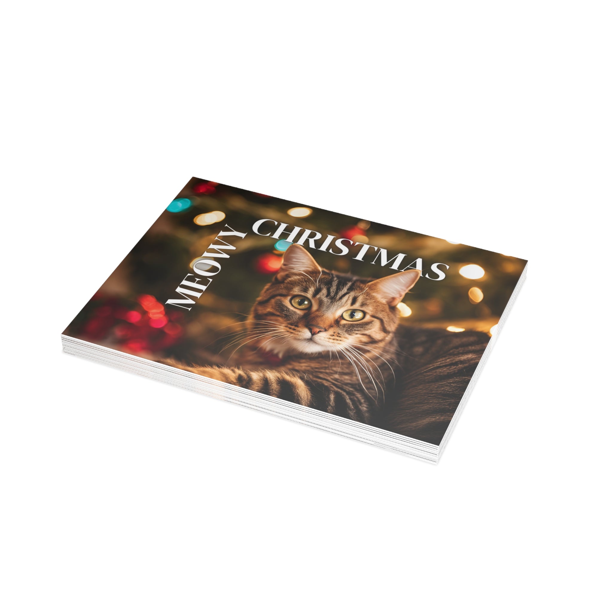 Meowy Christmas Postcard Bundles (envelopes included)