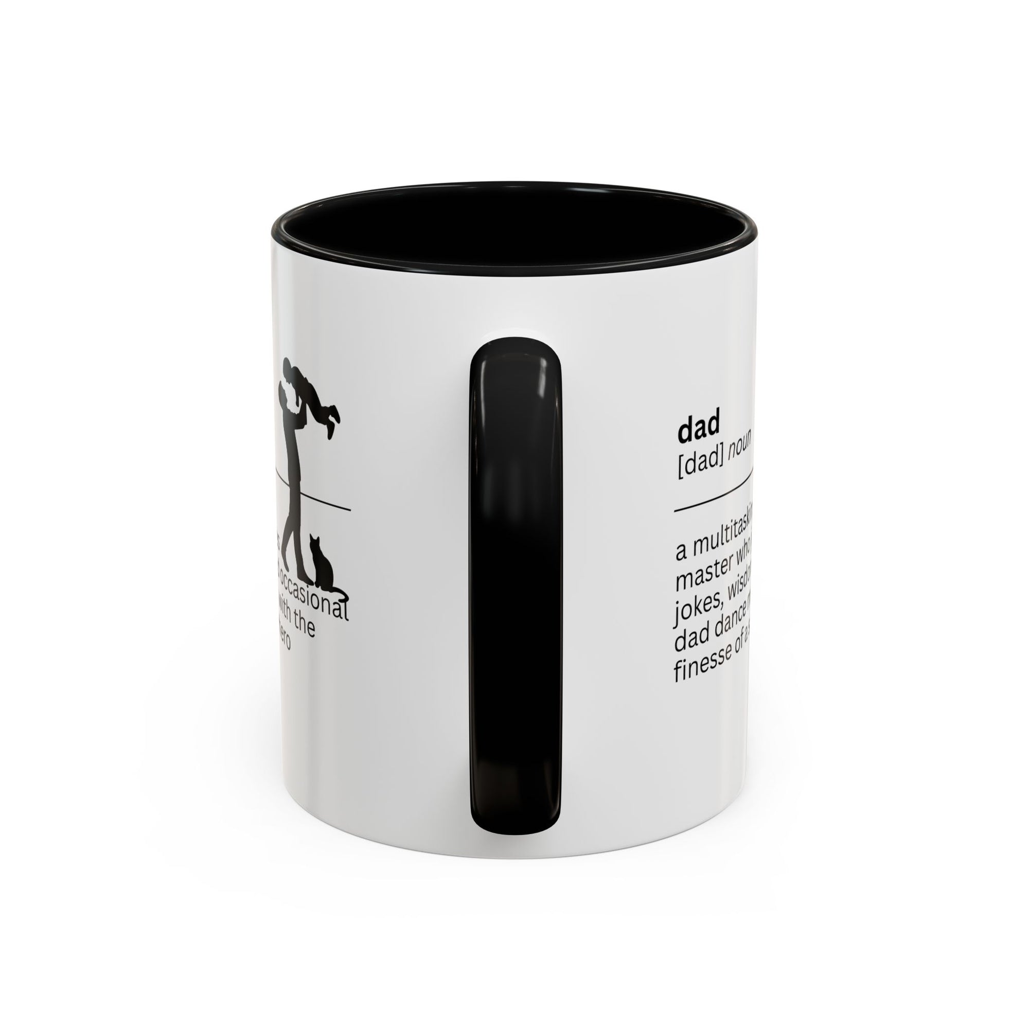 Dad Multitasking Accent Coffee Mug - Perfect Gift for Dads