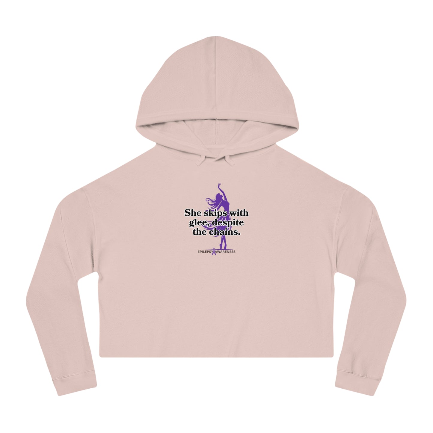 Skips with Glee Women’s Cropped Hooded Sweatshirt