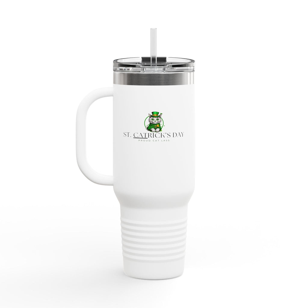 St. Patrick's Day Insulated Travel Mug Printify
