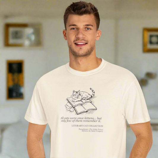 Literary Cat Unisex T-Shirt - The Little Prince