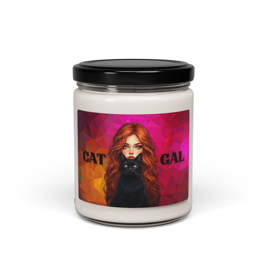 Cat Gal Scented Soy Candle | Cozy Home Decor for Cat Lovers