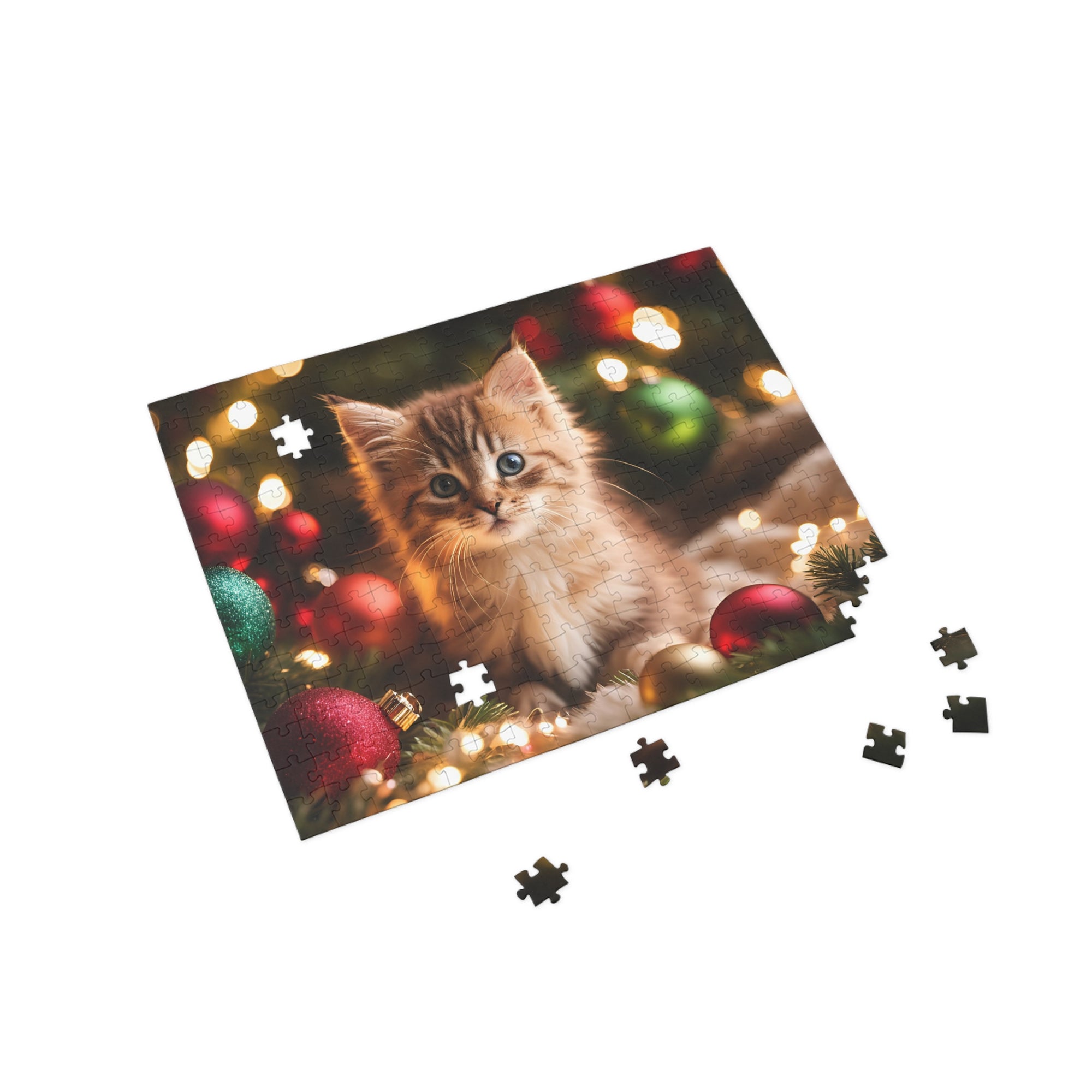 Kitten Christmas Puzzle (96, 252, 500, 1000-Piece)