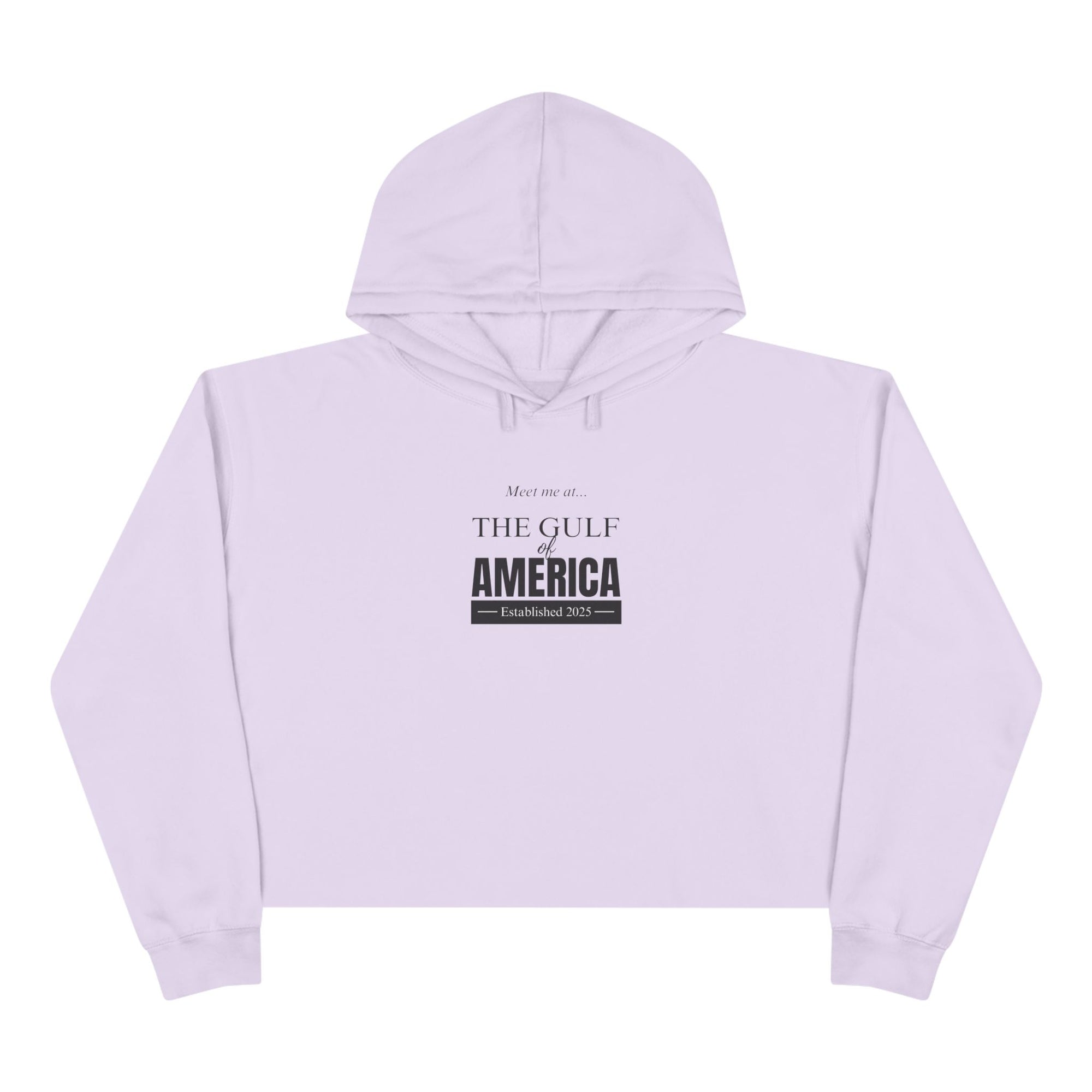 Meet Me at the Gulf Stylish Crop Hoodie