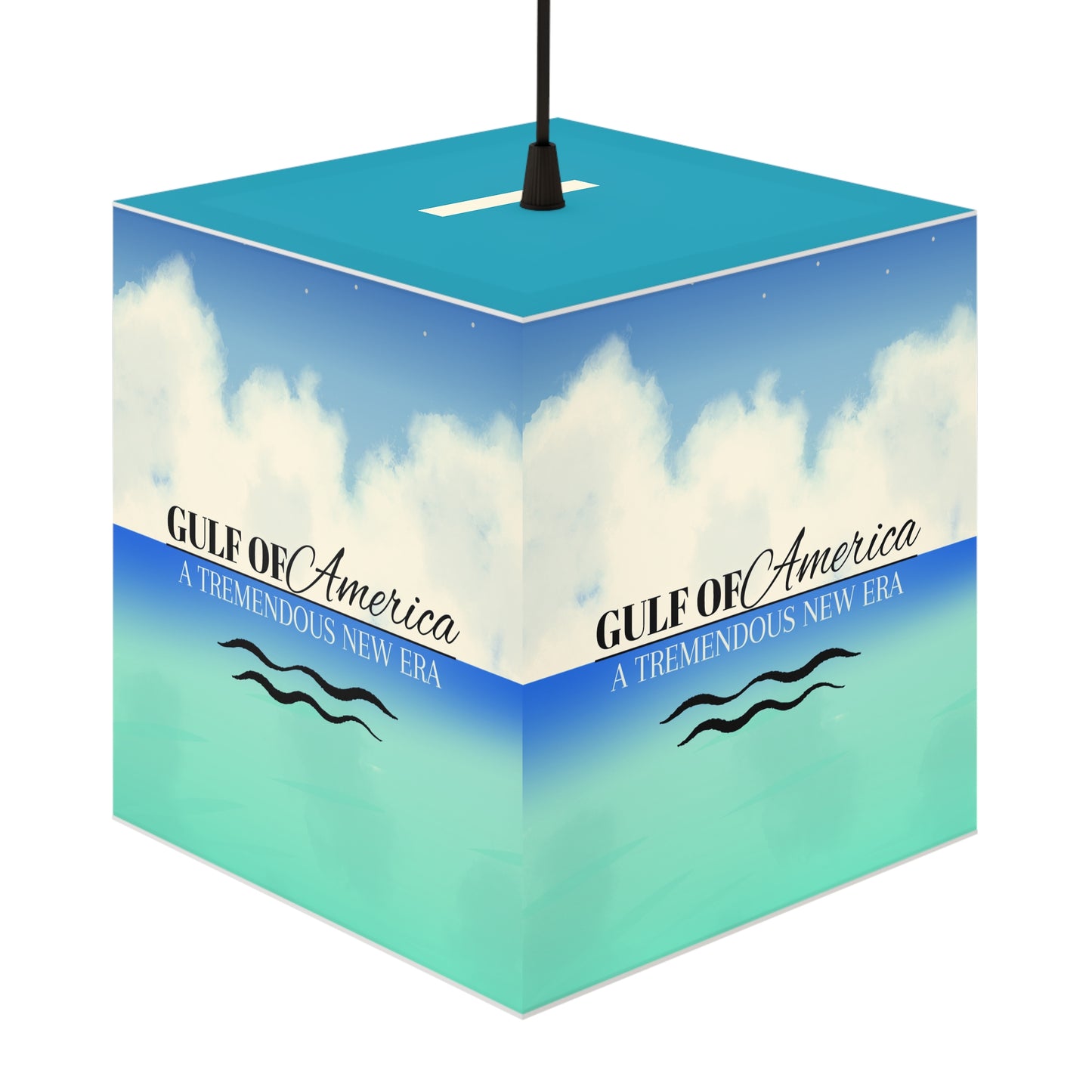 Gulf of America Light Cube Lamp