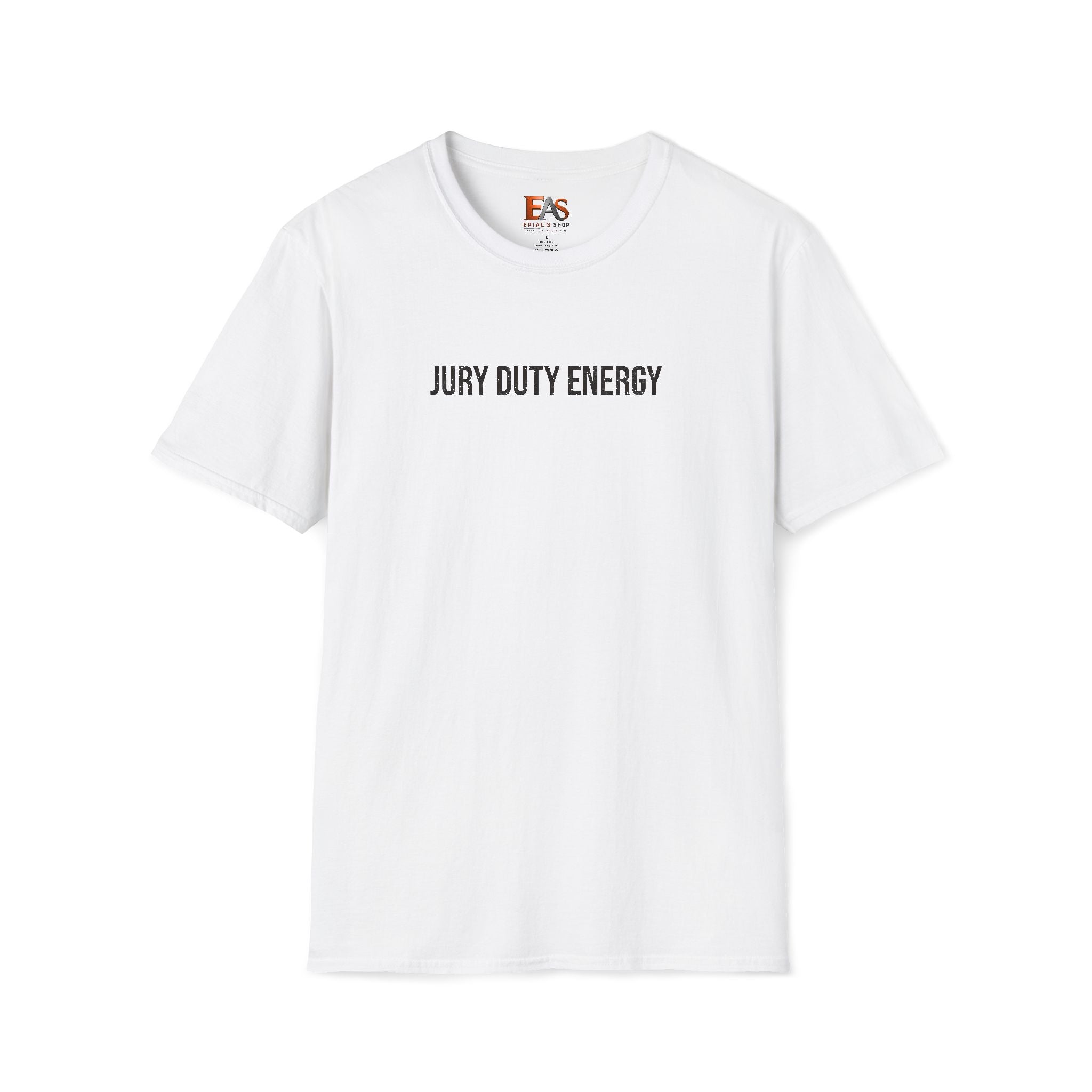Jury Duty Energy True Crime Glitter T-Shirt
