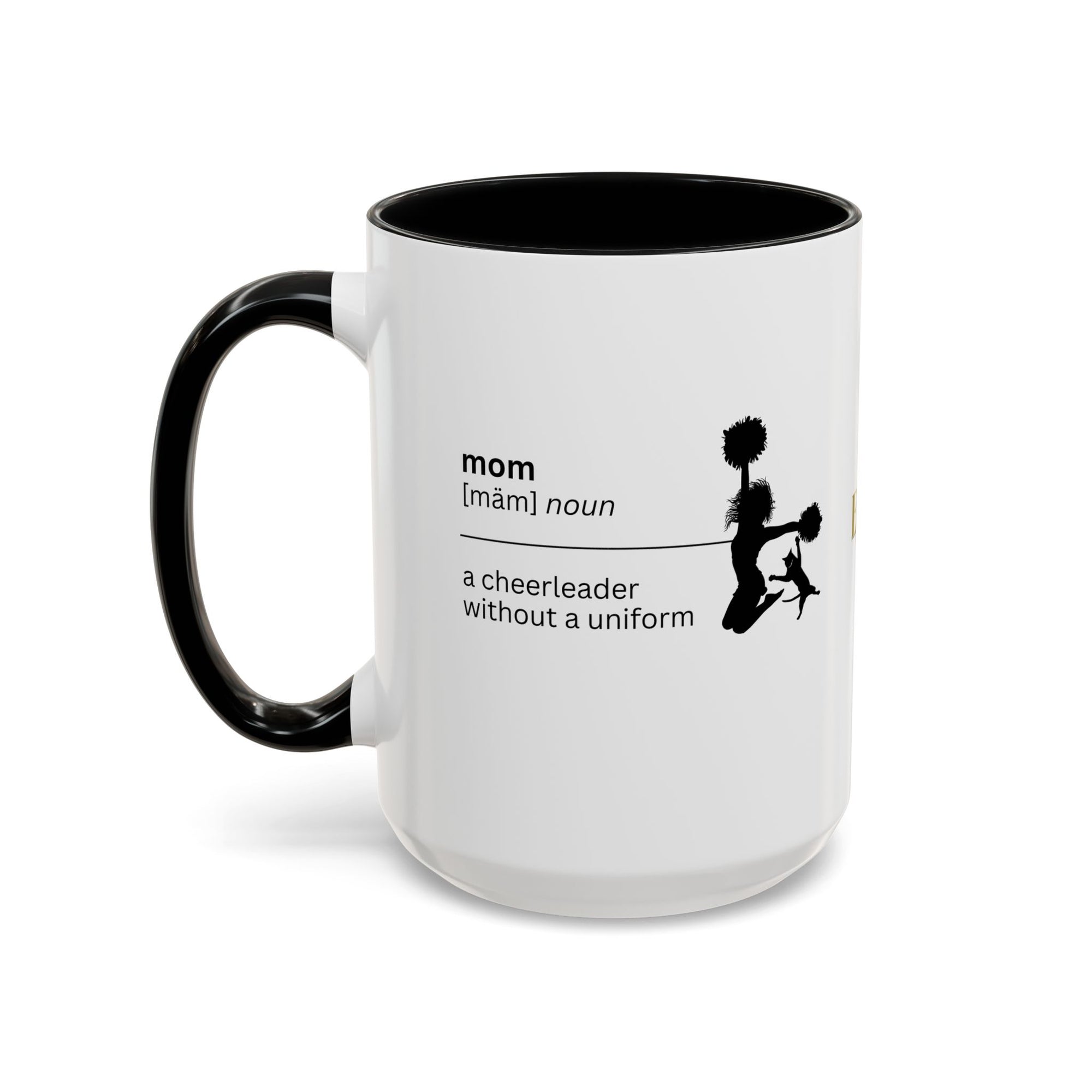 Mom Cheerleader Accent Coffee Mug - Perfect Gift for Moms