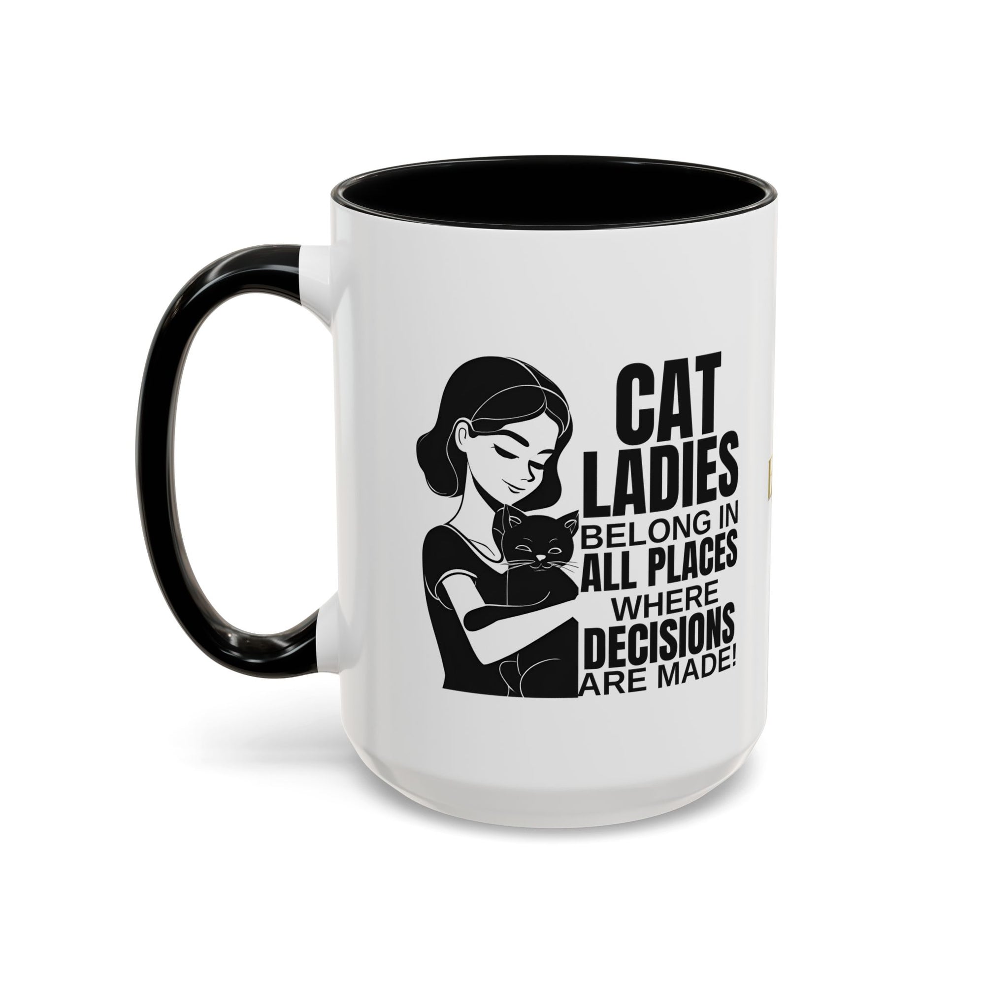 Cat Ladies Belong Accent Mug