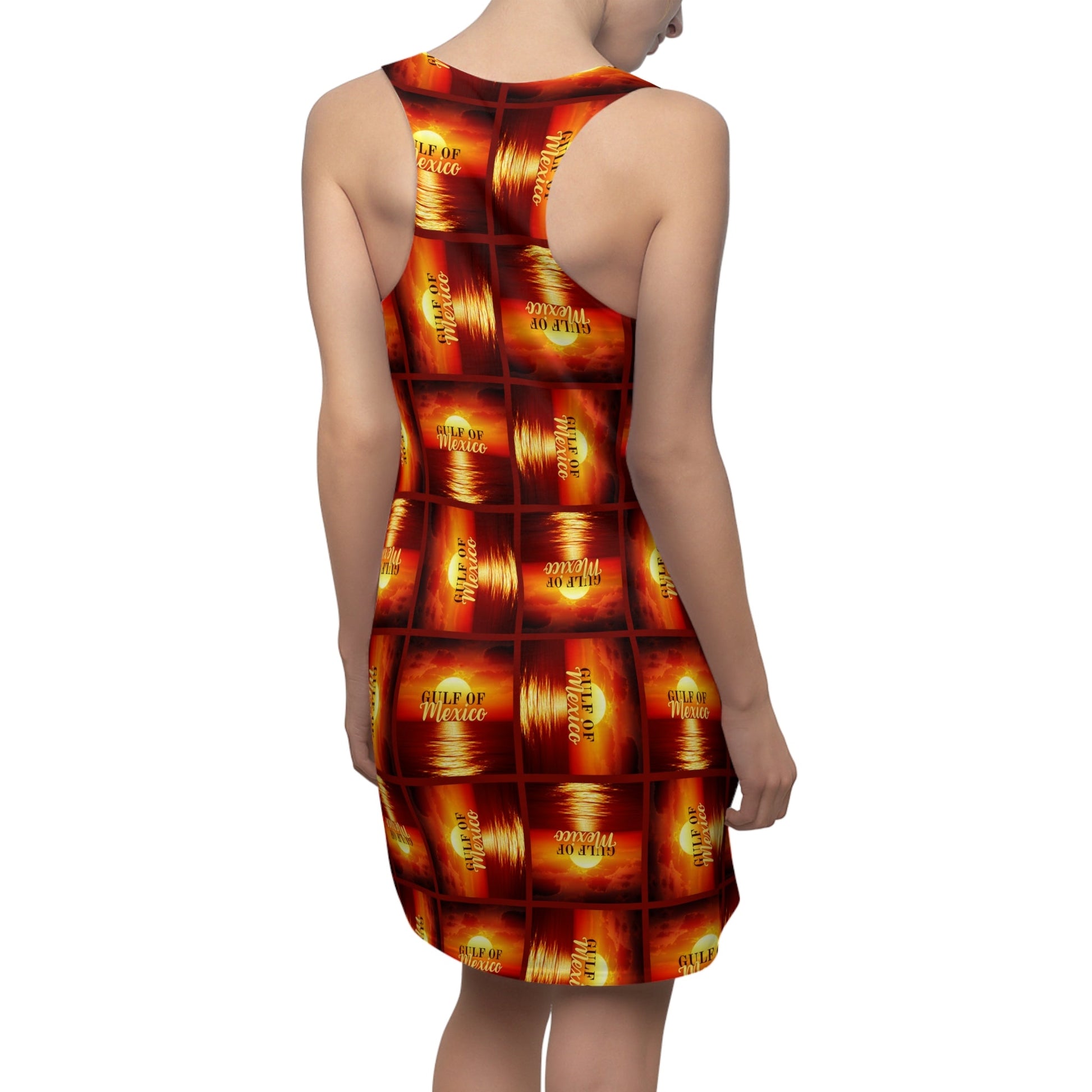 Sunset Gulf of Mexico Vibes Racerback Dress Printify
