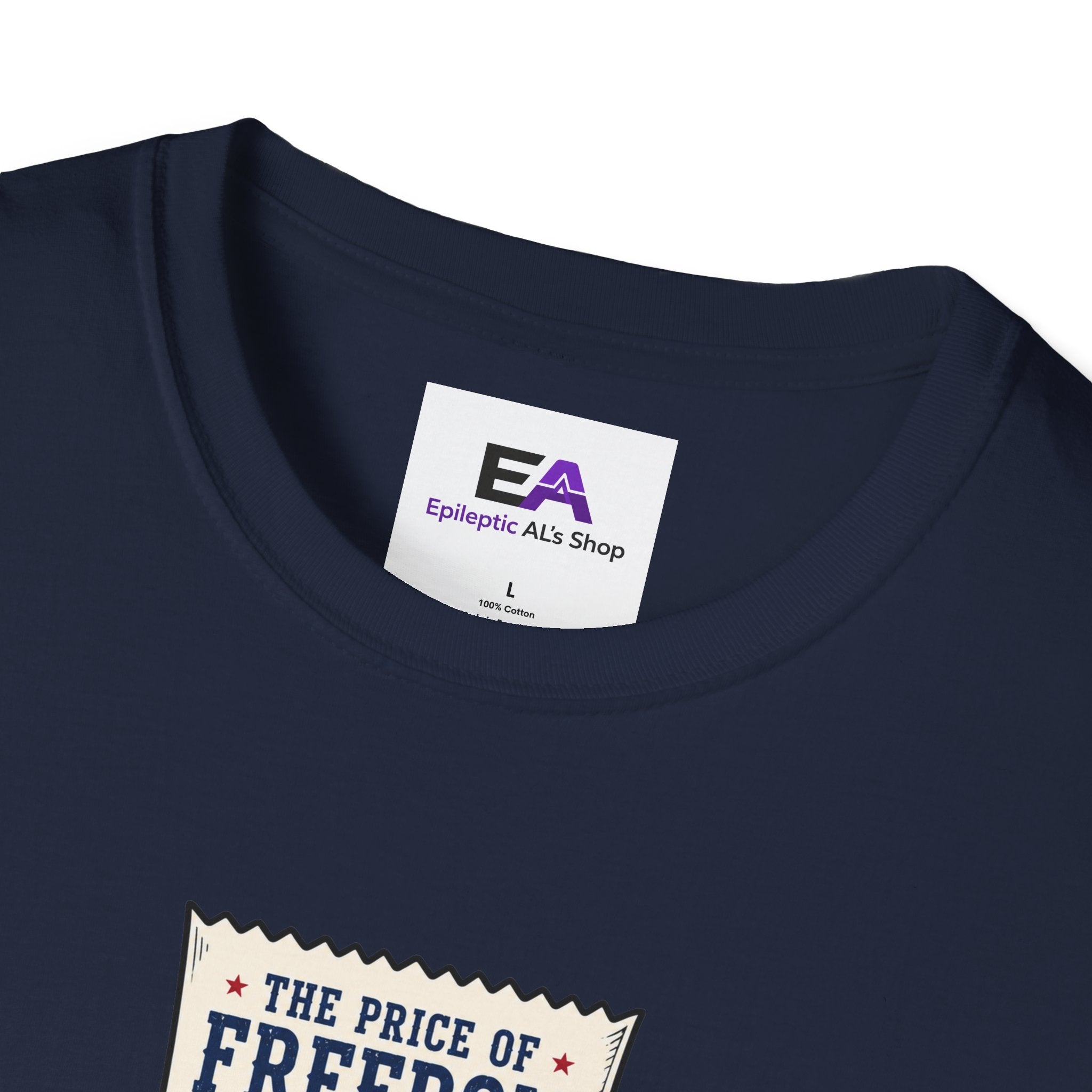 Price of Freedom Patriotic Receipt T-Shirt | Americana Graphic Tee