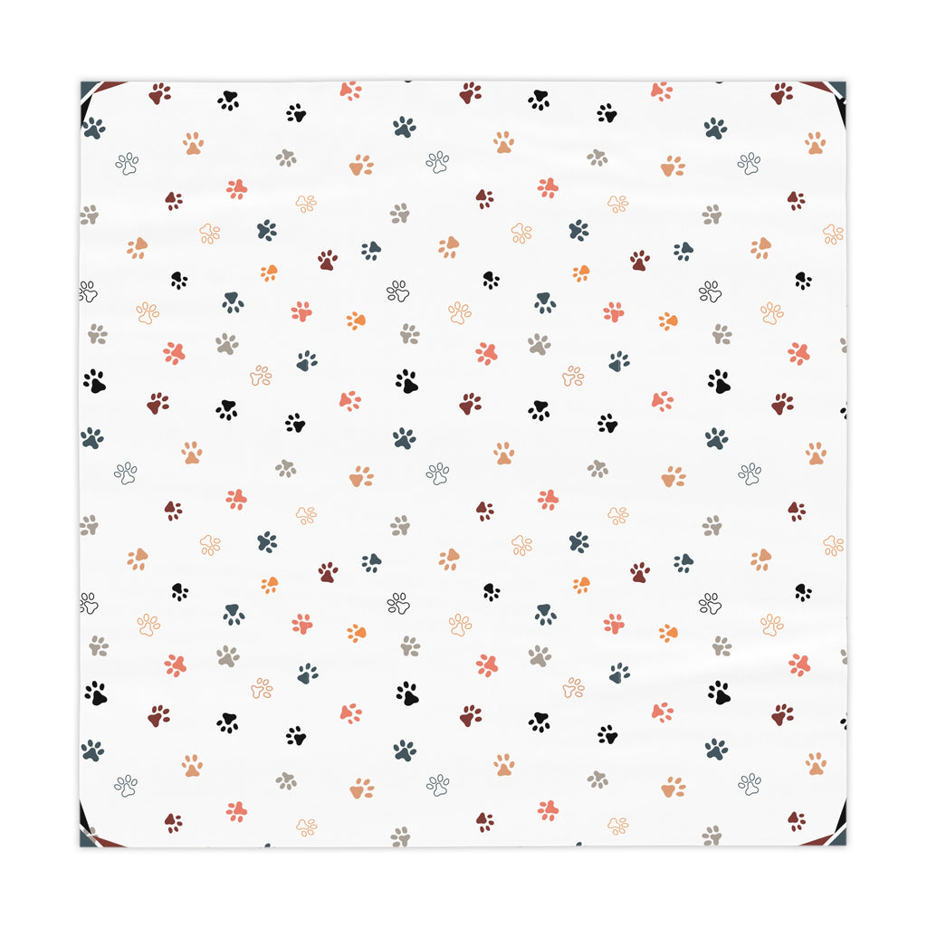 Cat Paw Print Tablecloth