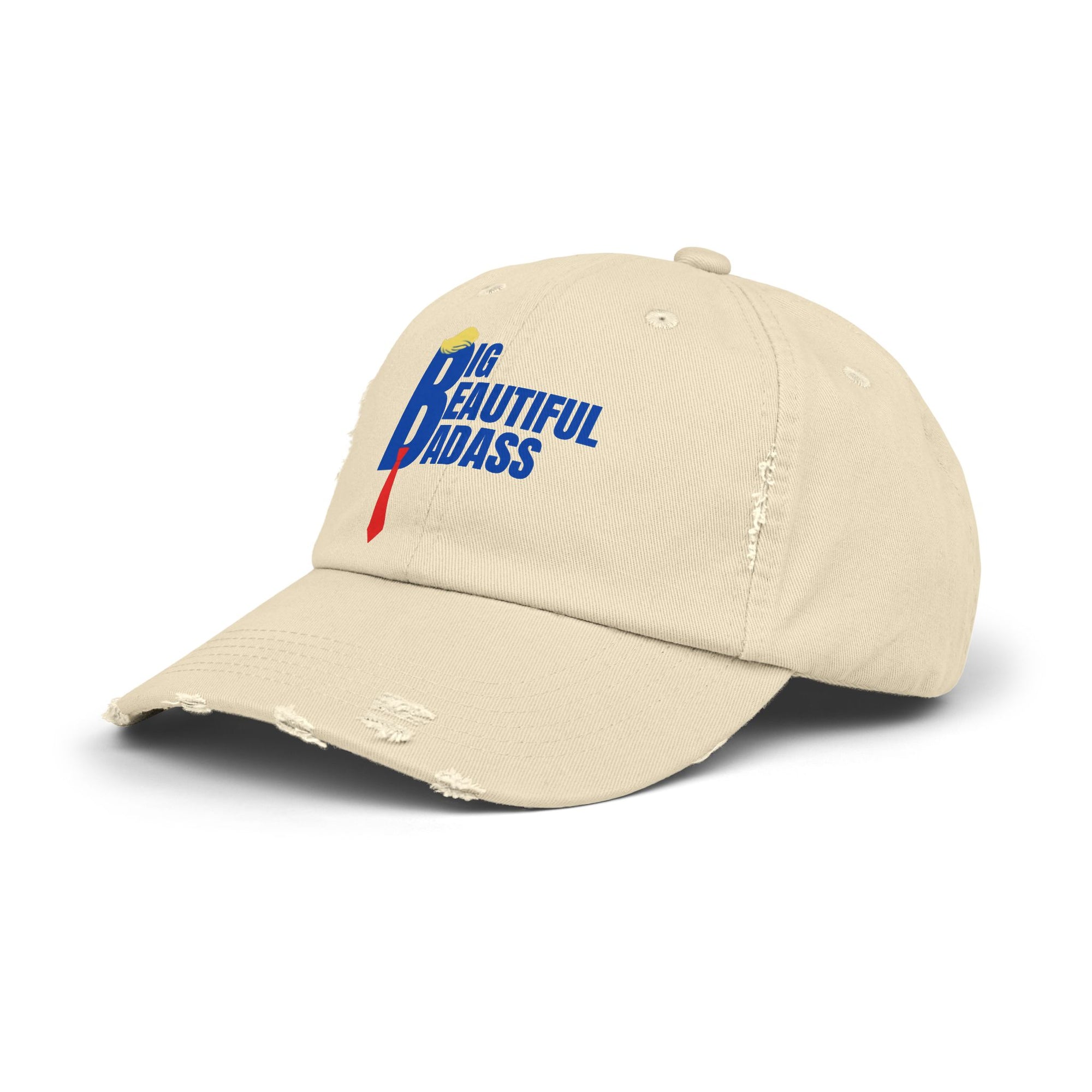 Big Beautiful Badass Unisex Distressed Hat