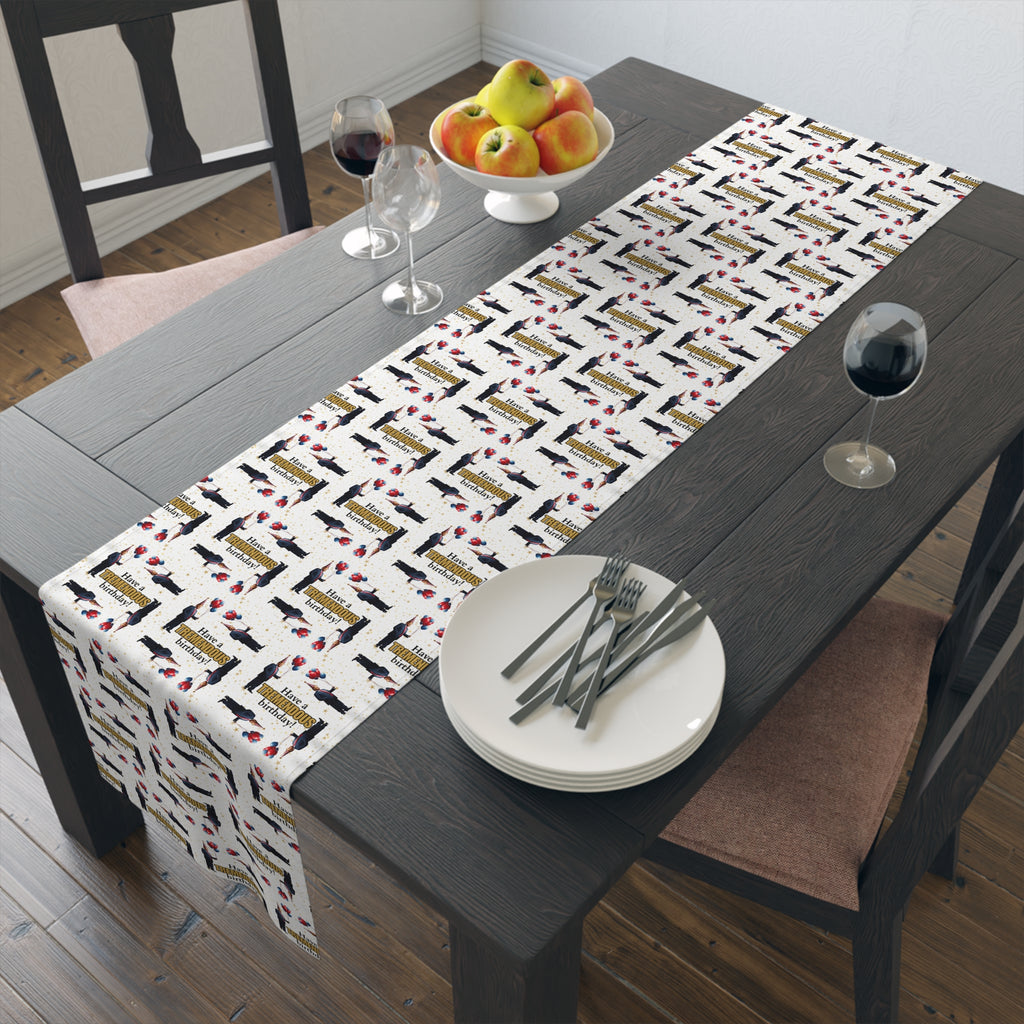 Tremendous Trump Birthday Table Runner