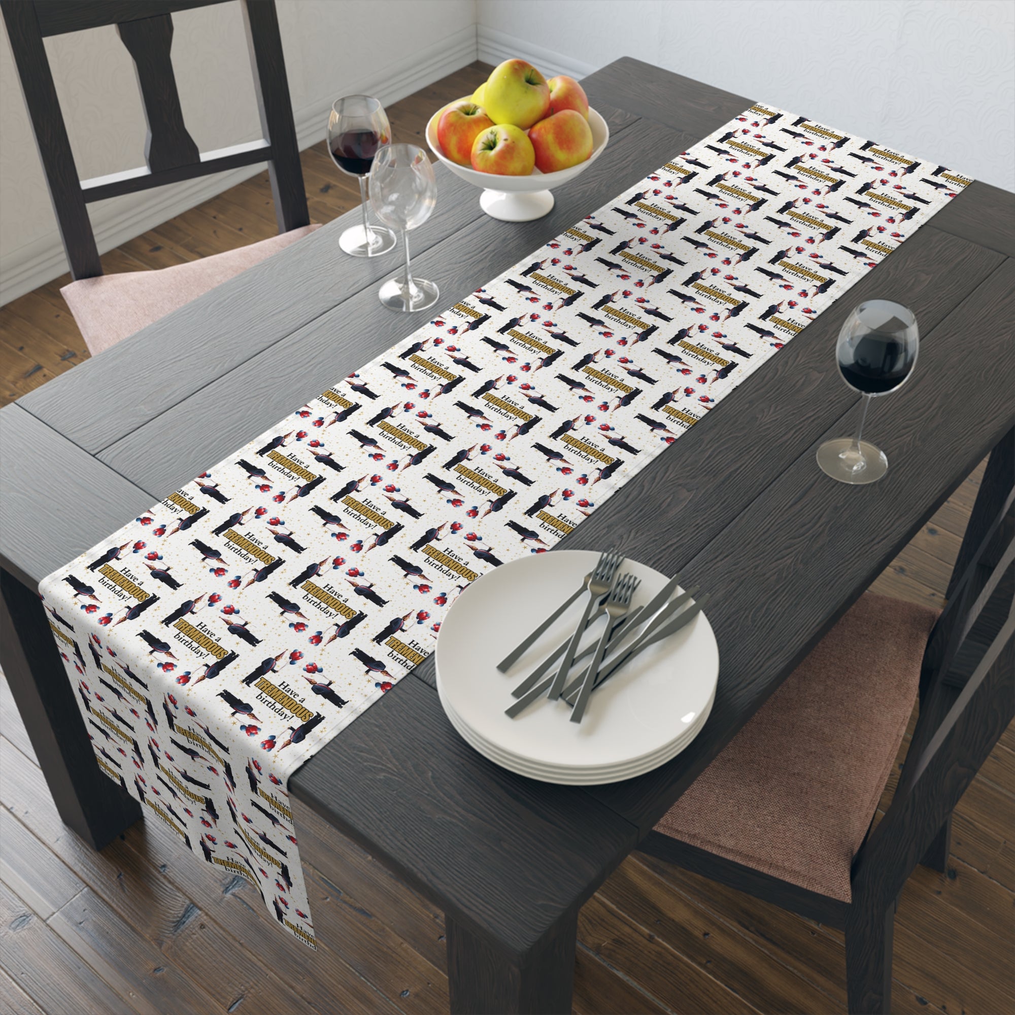 Tremendous Trump Birthday Table Runner