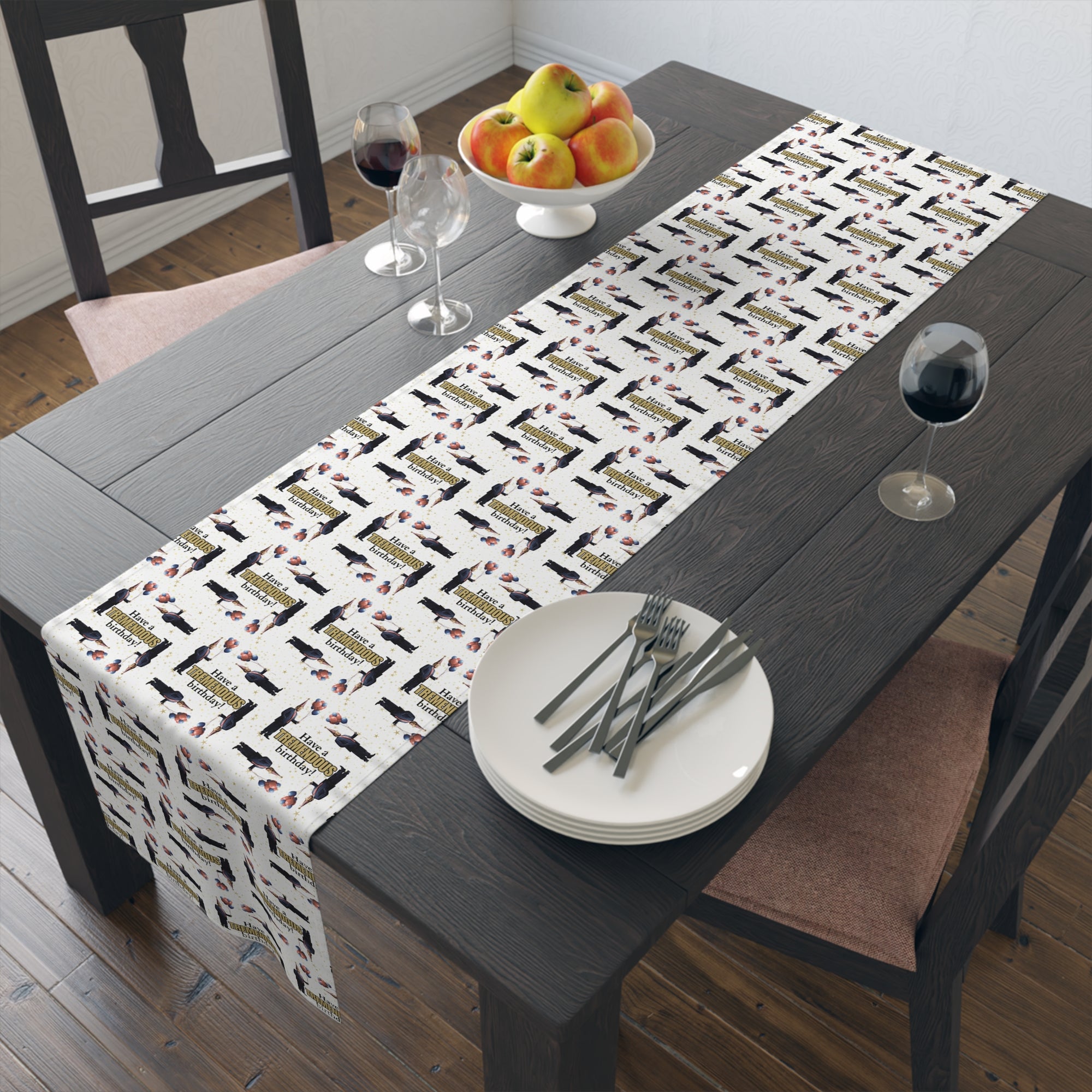 Tremendous Trump Birthday Table Runner