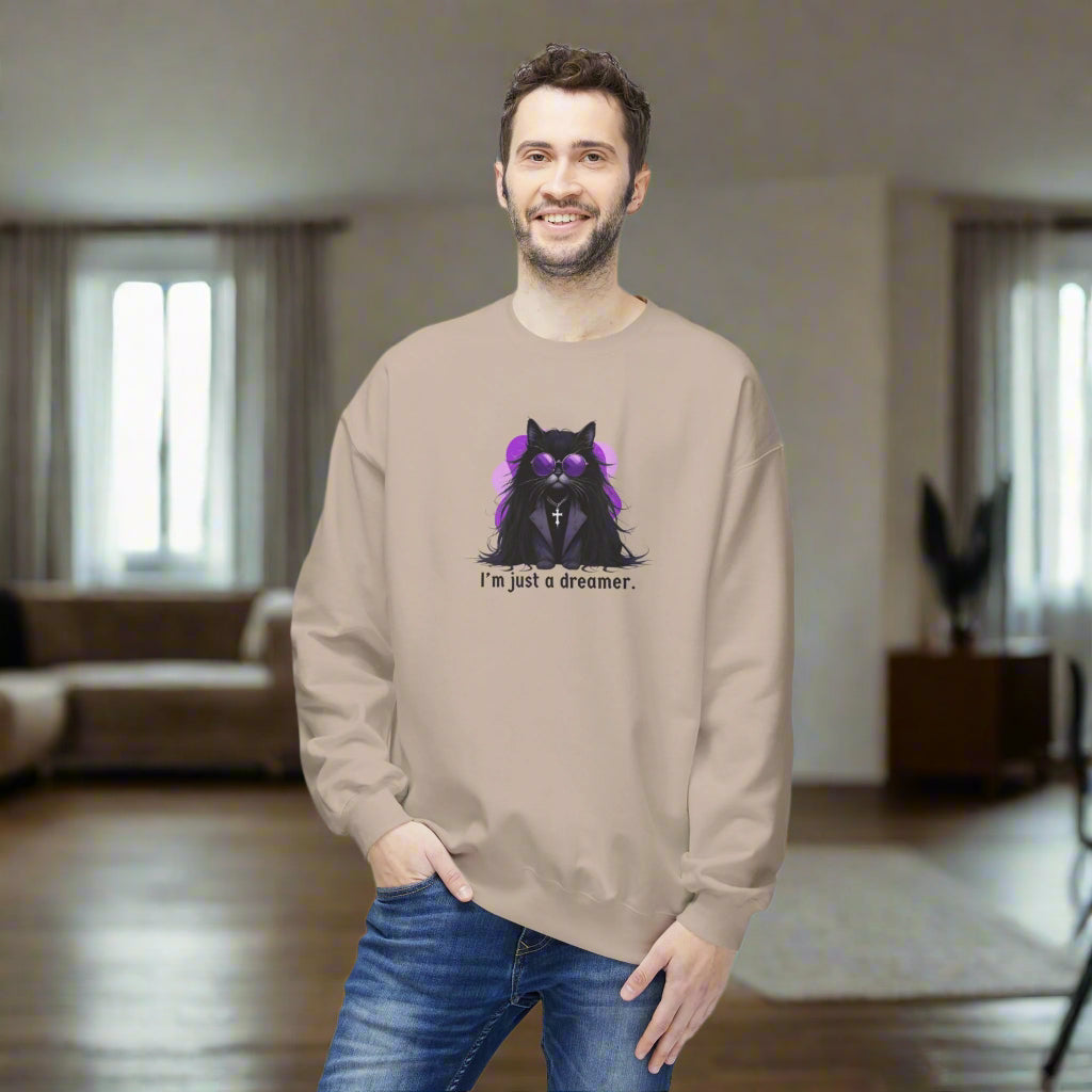 Just a Dreamer Ozzy Cat Sweatshirt