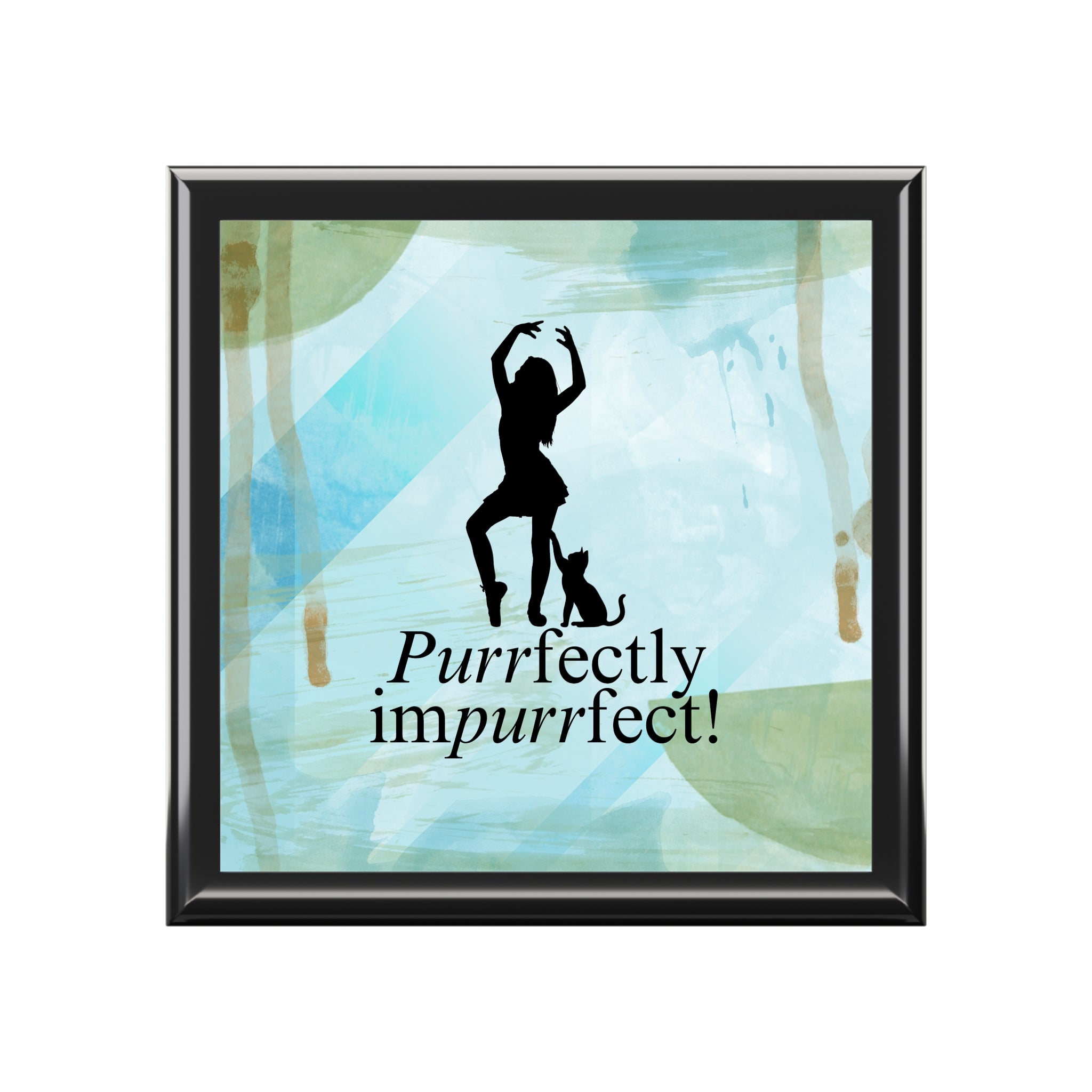 Photo depicting the ​Purrfectly Impurrfect Jewelry Box from EpiAl's Shop.