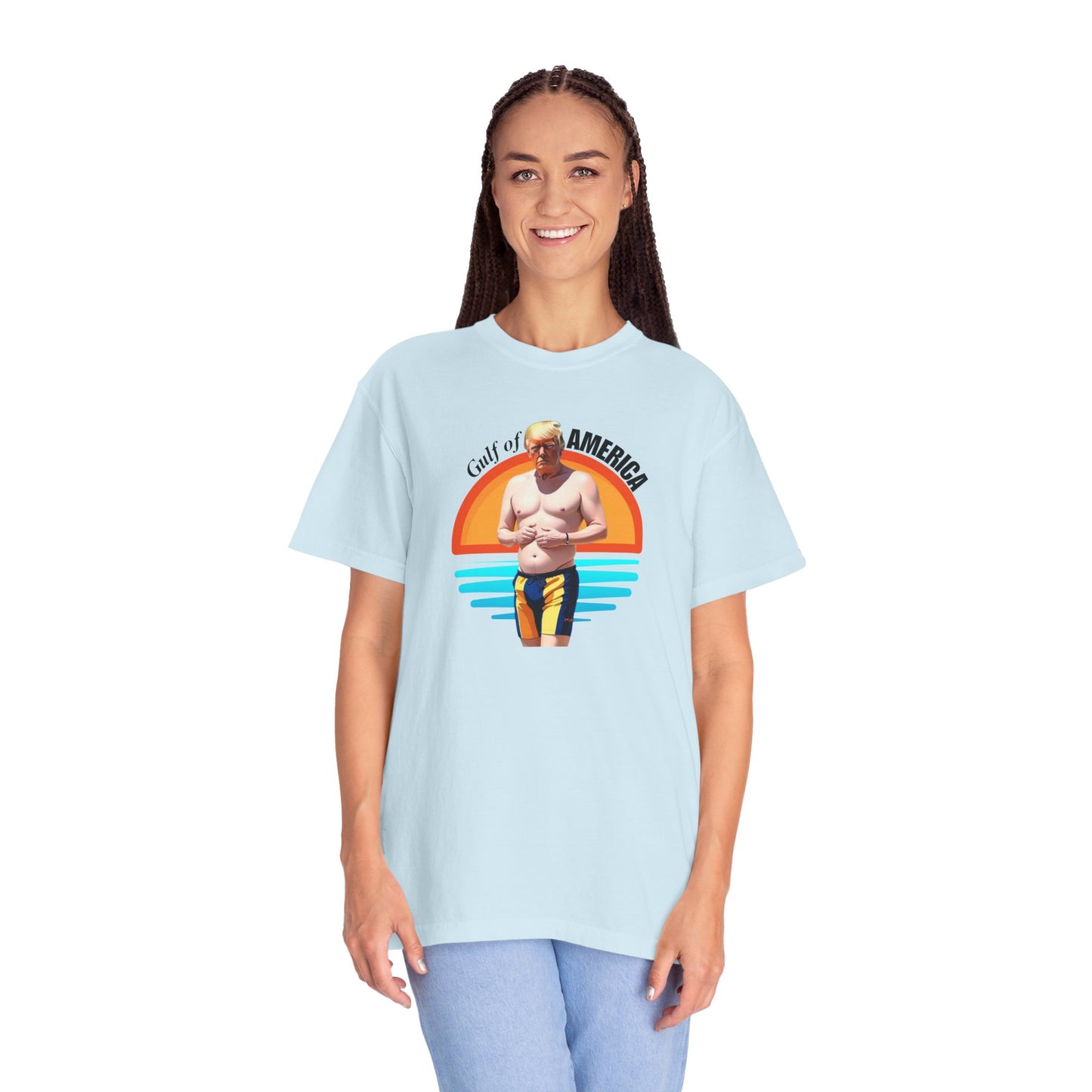 Gulf of America Graphic T-Shirt for Beach Lovers