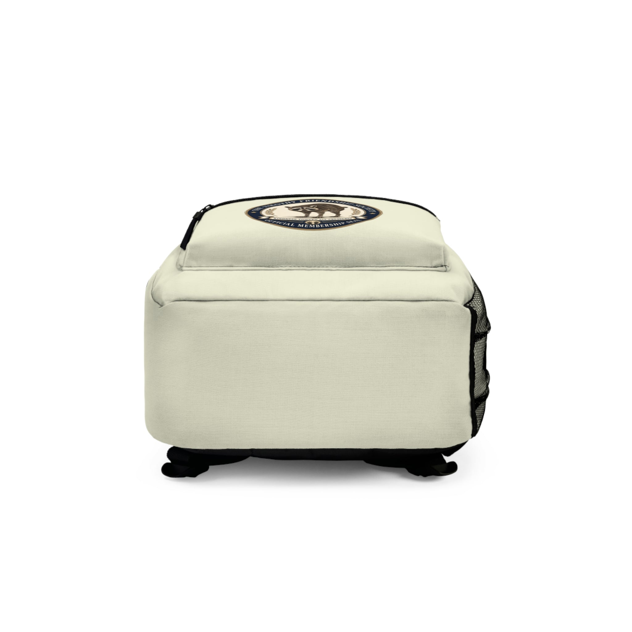 The Jimothy Friendship Society Backpack | Raccoon Badge Daypack