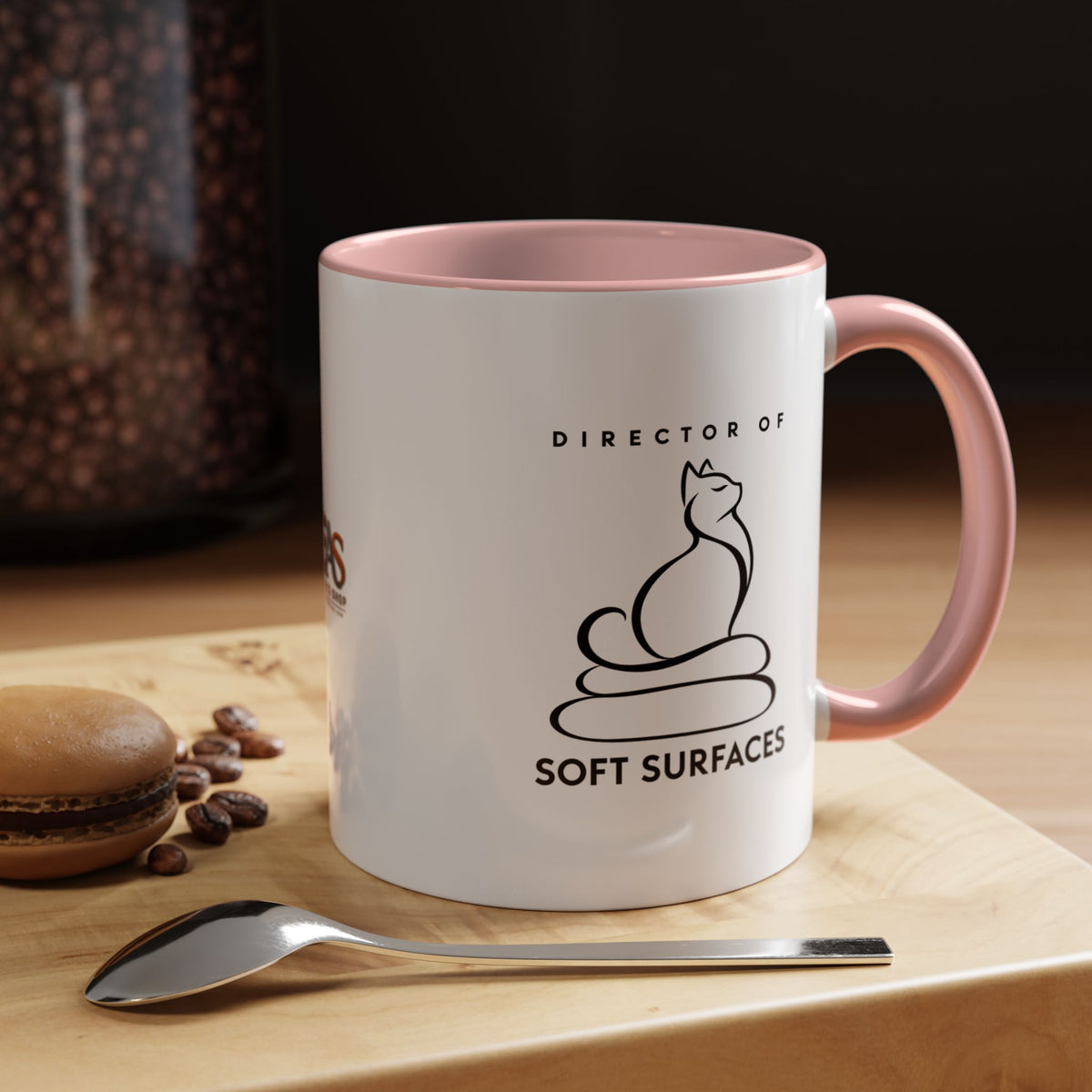 Director of Soft Surfaces Cat Mug | Funny Cat Lover Coffee Cup (11oz/15oz)