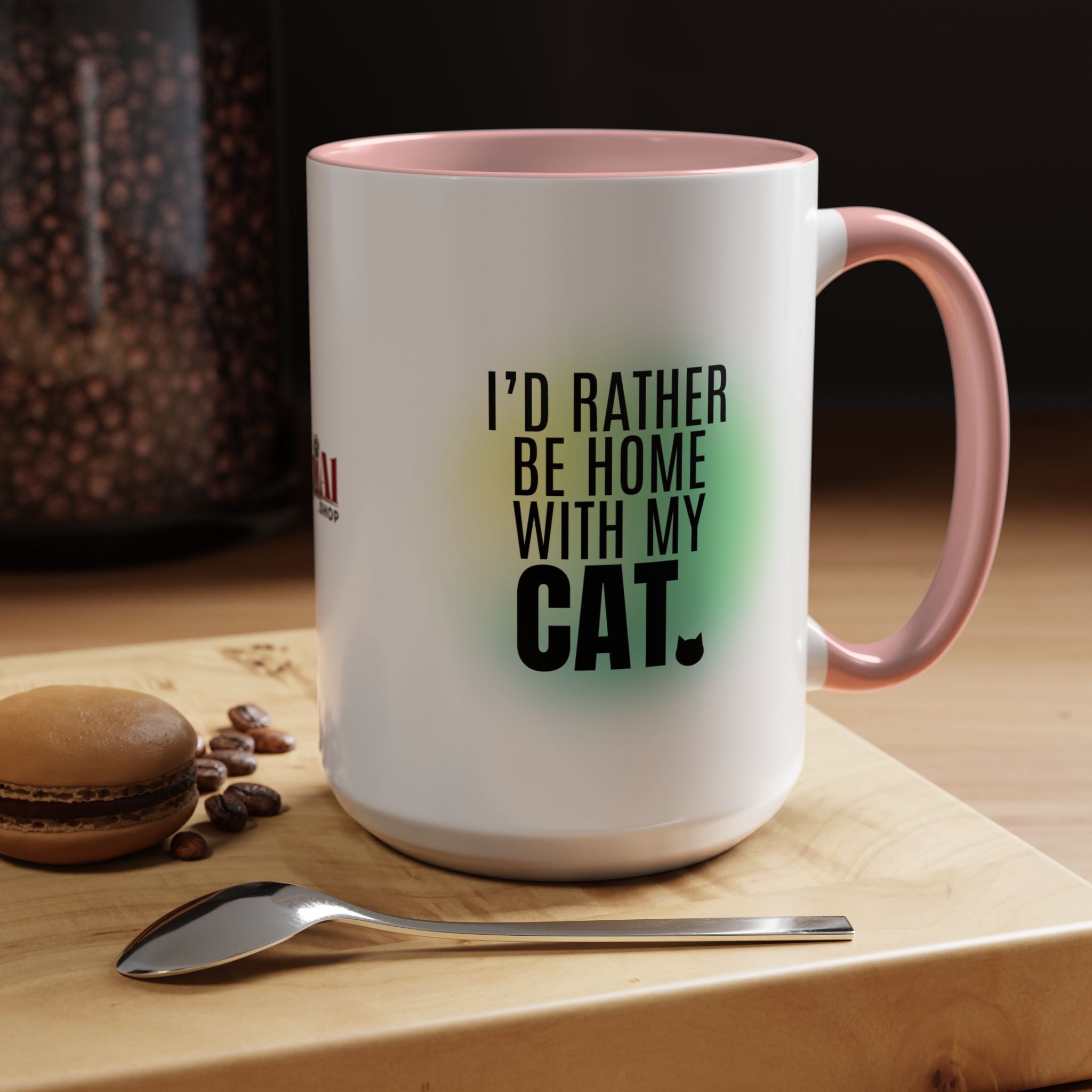 Photo depicting the ​Rather Be Home Accent Coffee Mug (11, 15oz) from EpiAl's Shop.