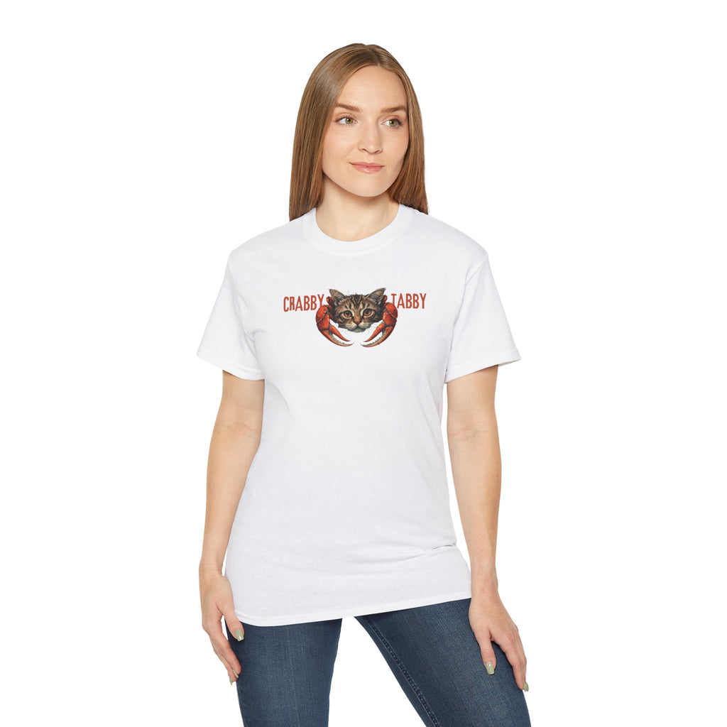 Crabby Tabby Cat Lover Unisex Tee