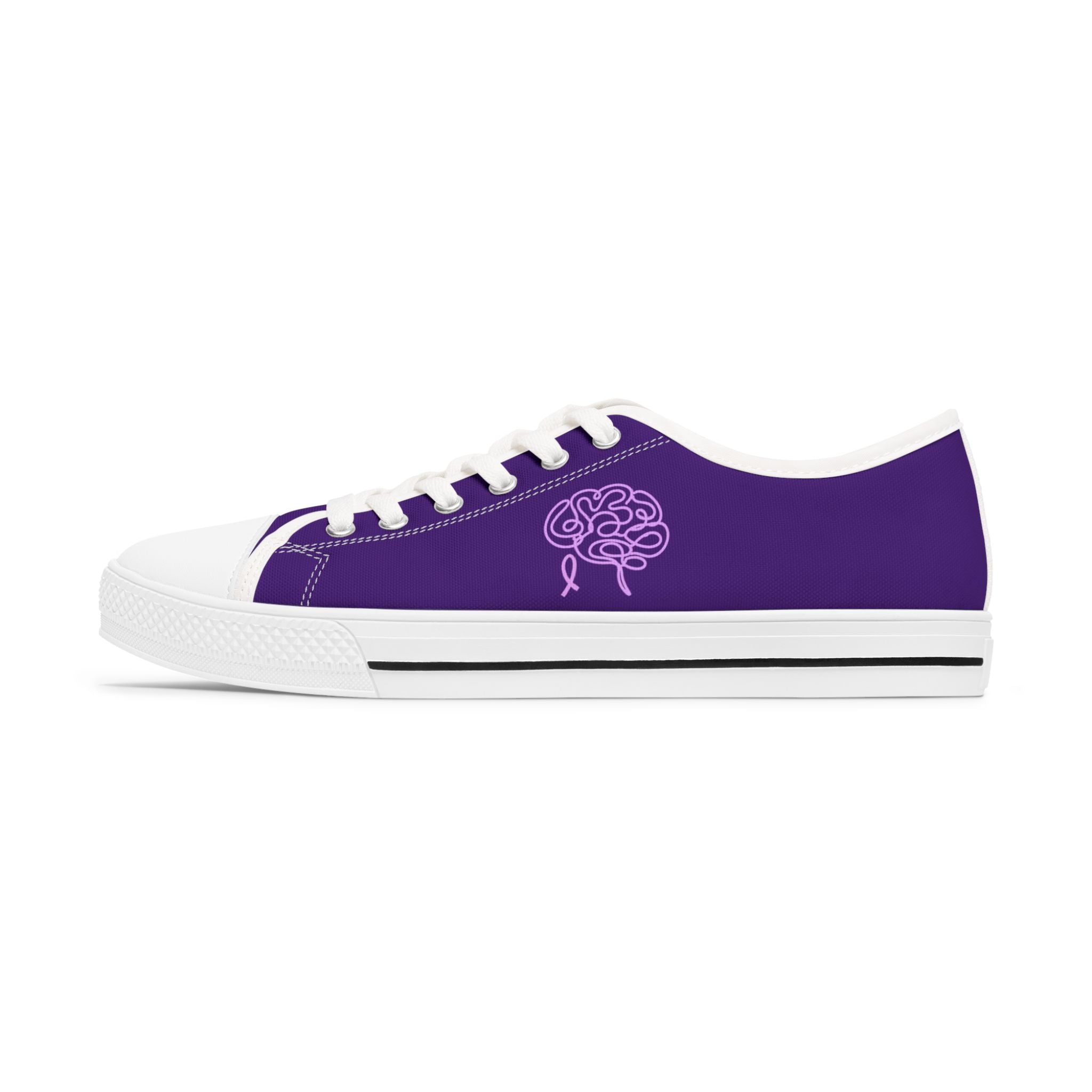 Handled, Actually – Epilepsy Awareness Low-Top Sneakers for Women