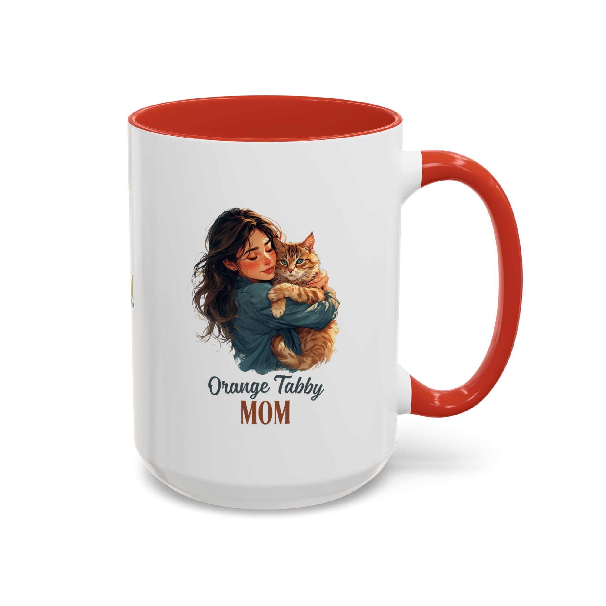 Charming Orange Tabby Mom Coffee Mug – Perfect Gift for Cat Lovers