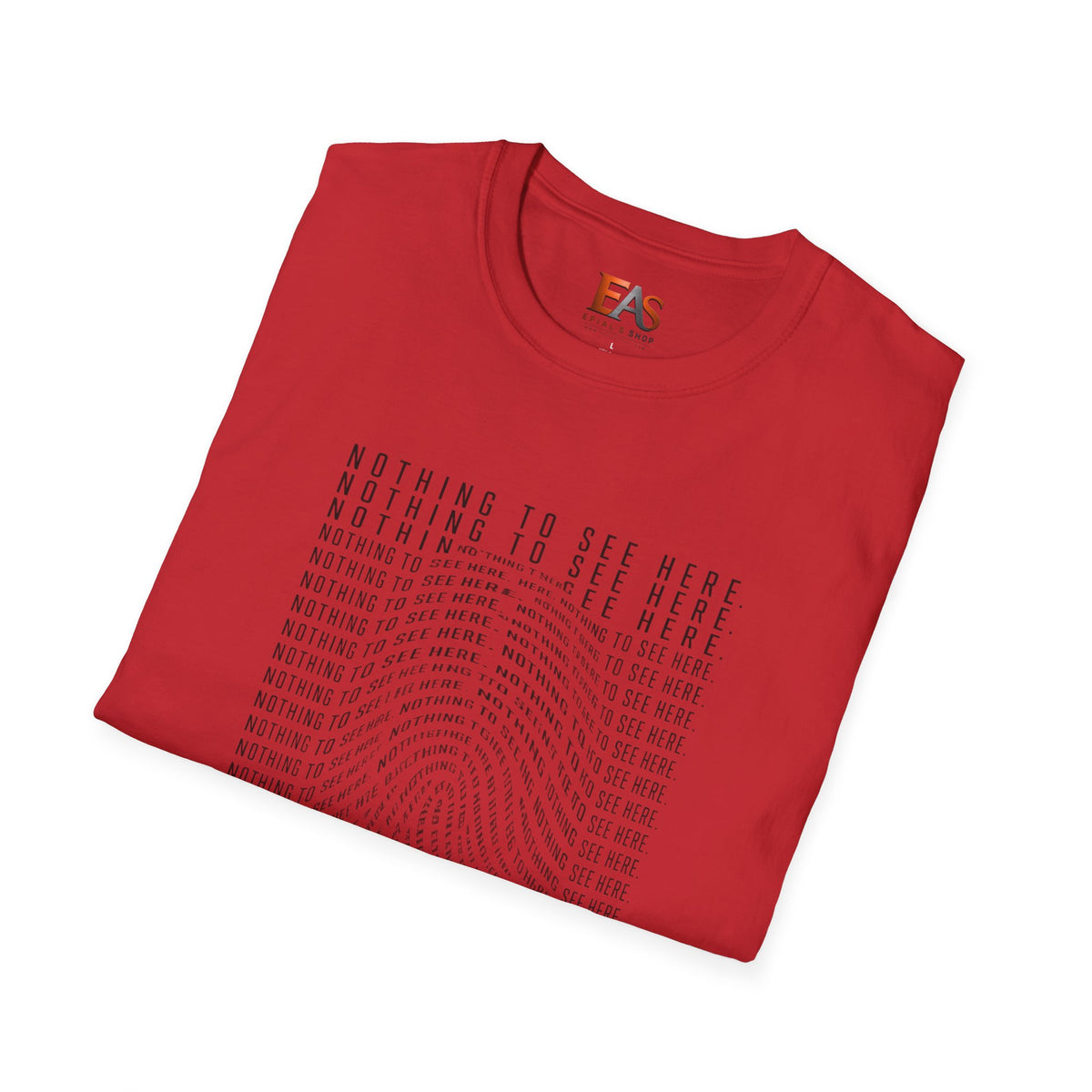 Nothing to See Here T-Shirt | Hidden Fingerprint True Crime & Internet Sleuth Tee
