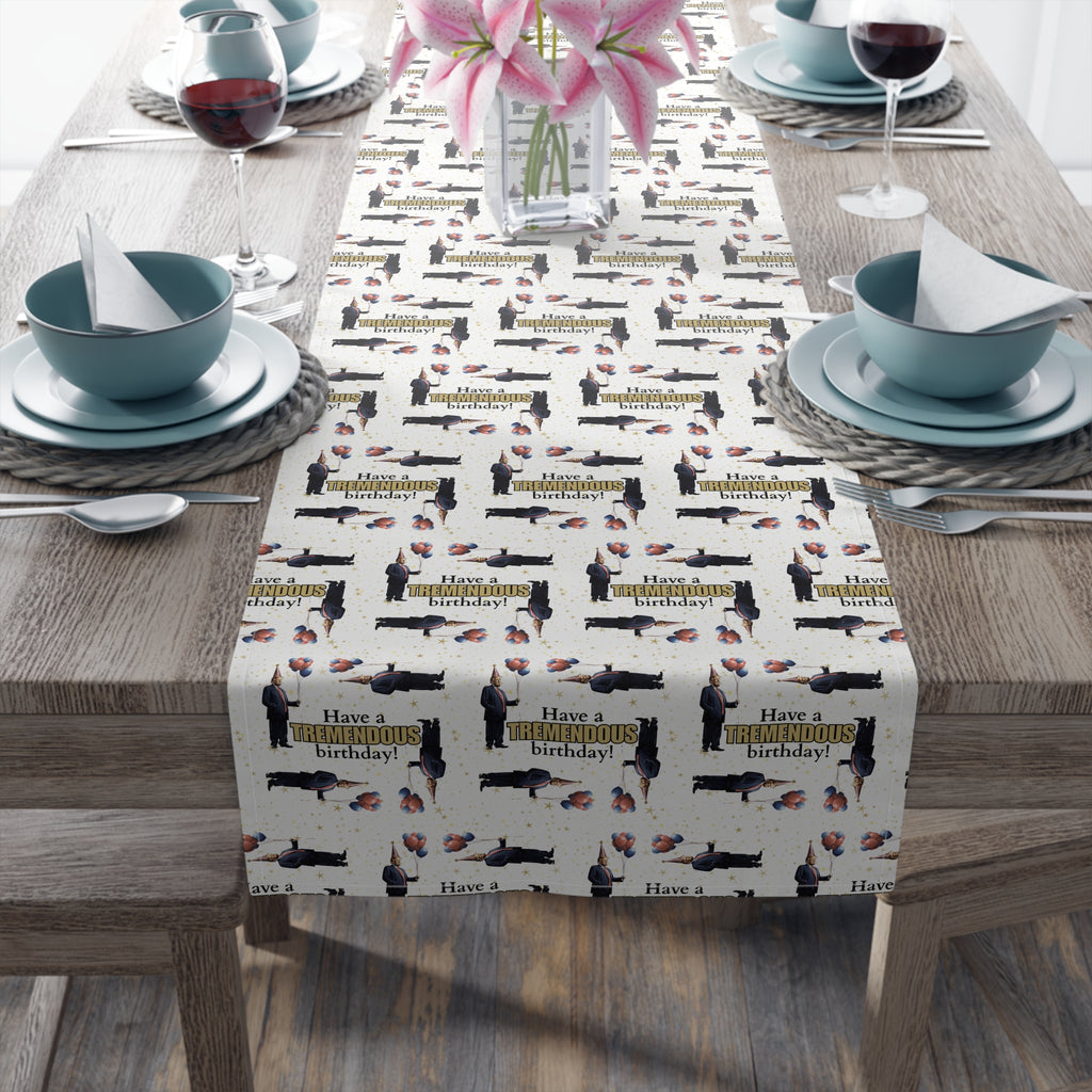 Tremendous Trump Birthday Table Runner