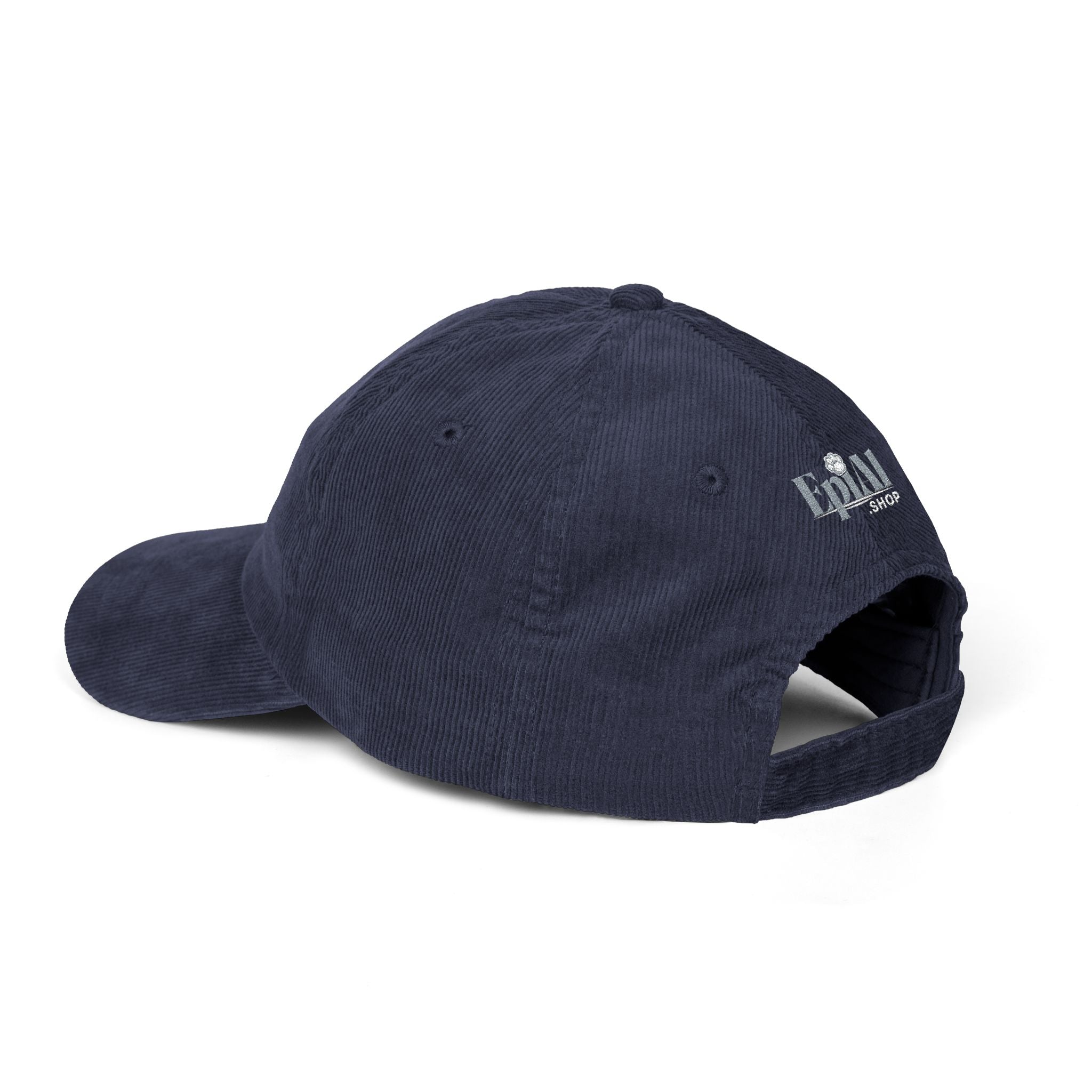 Still Here – Lavender Ribbon Embroidered Corduroy Cap