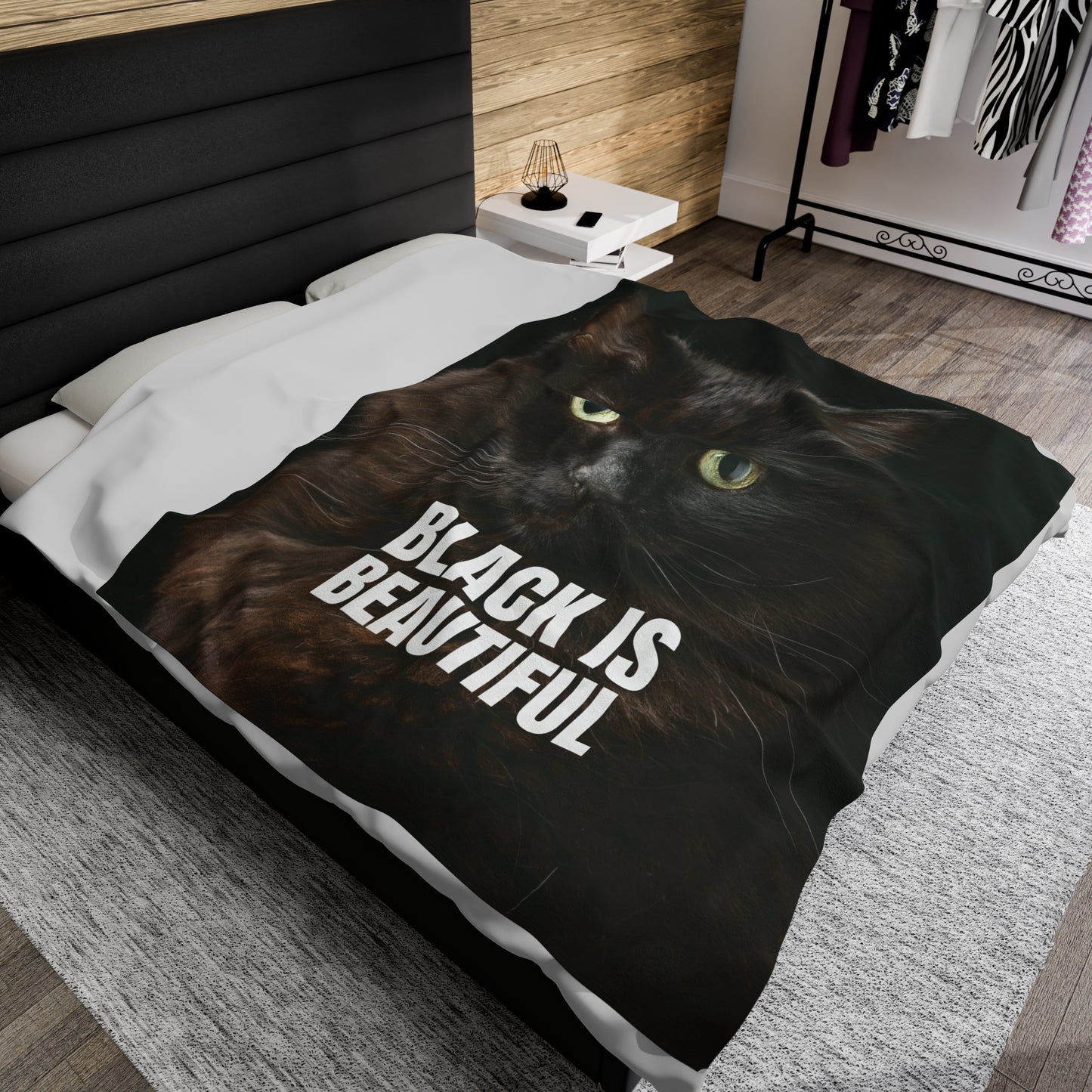 Black is Beautiful Velveteen Plush Blanket