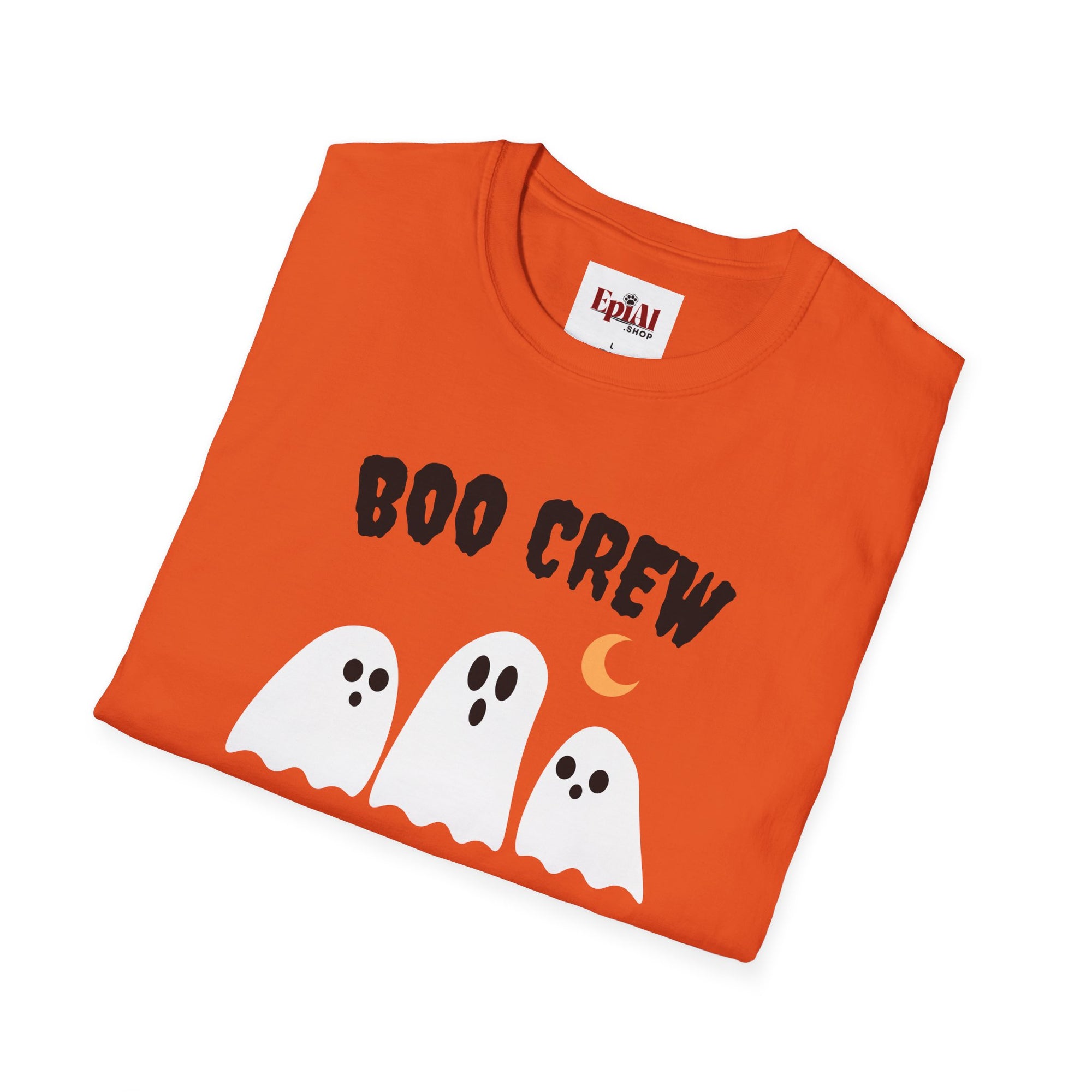 Halloween Boo Crew Unisex T-Shirt, Spooky Apparel, Ghost Lovers, Halloween Costume, Fall Fashion