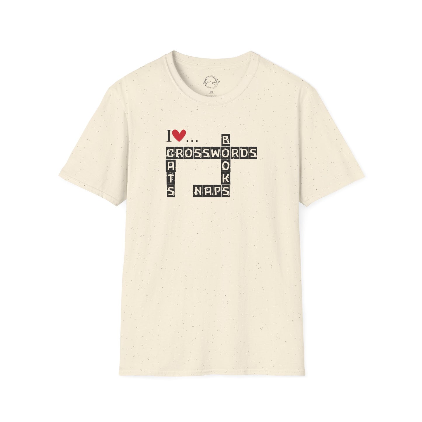 Crosswords and Cats Unisex Softstyle T-Shirt