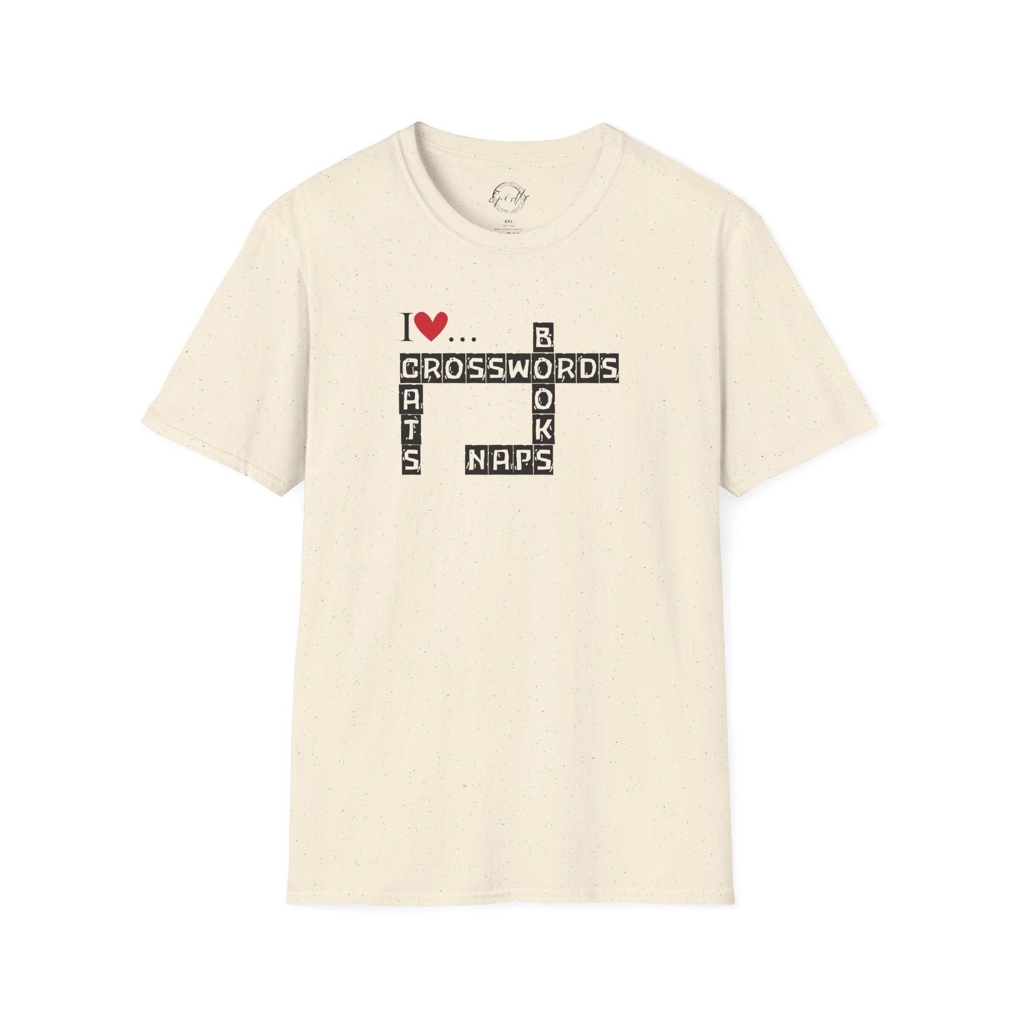 Crosswords and Cats Unisex Softstyle T-Shirt